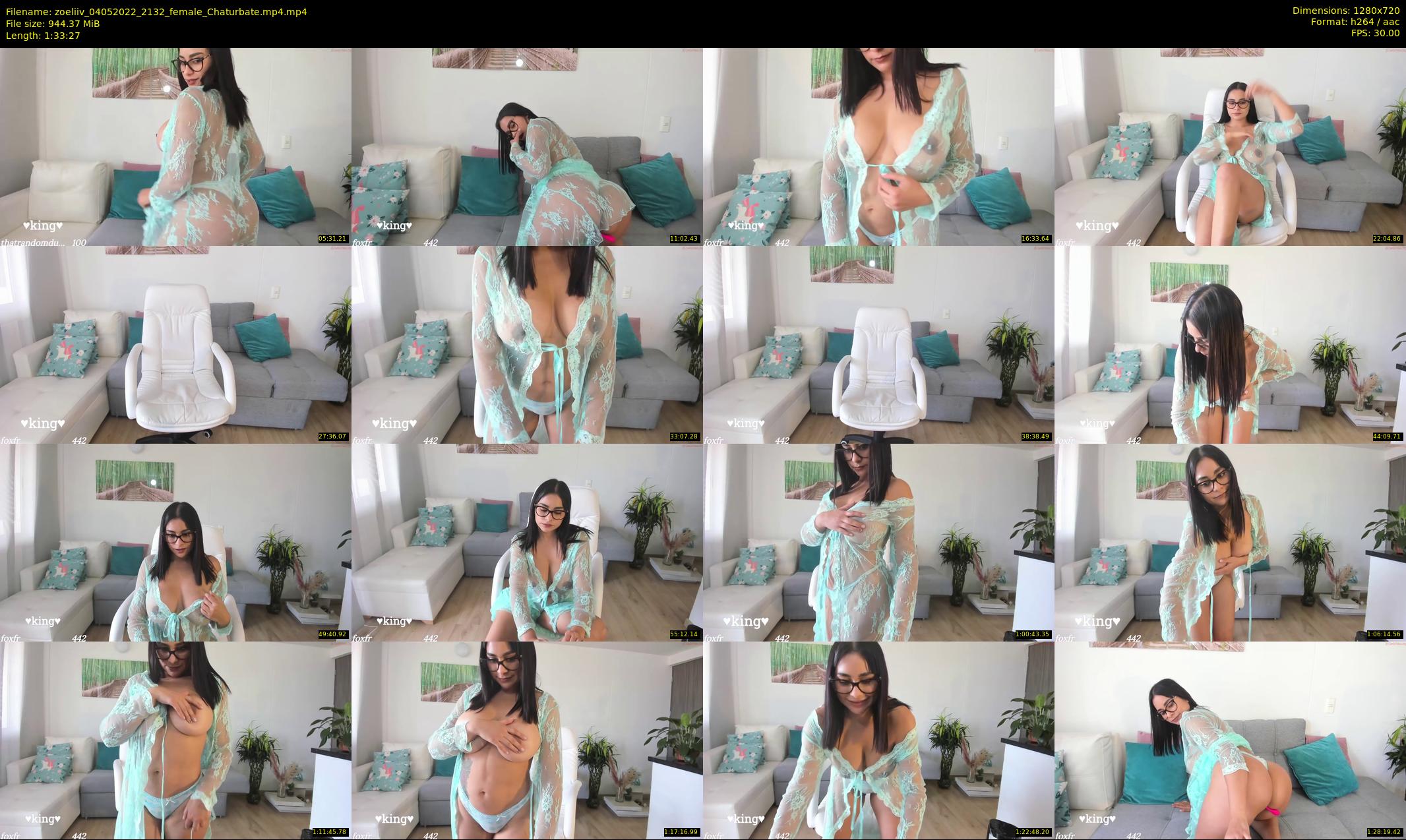 zoeliiv — 94 minute Chaturbate female cam show recording, 720p, May 4, 2022