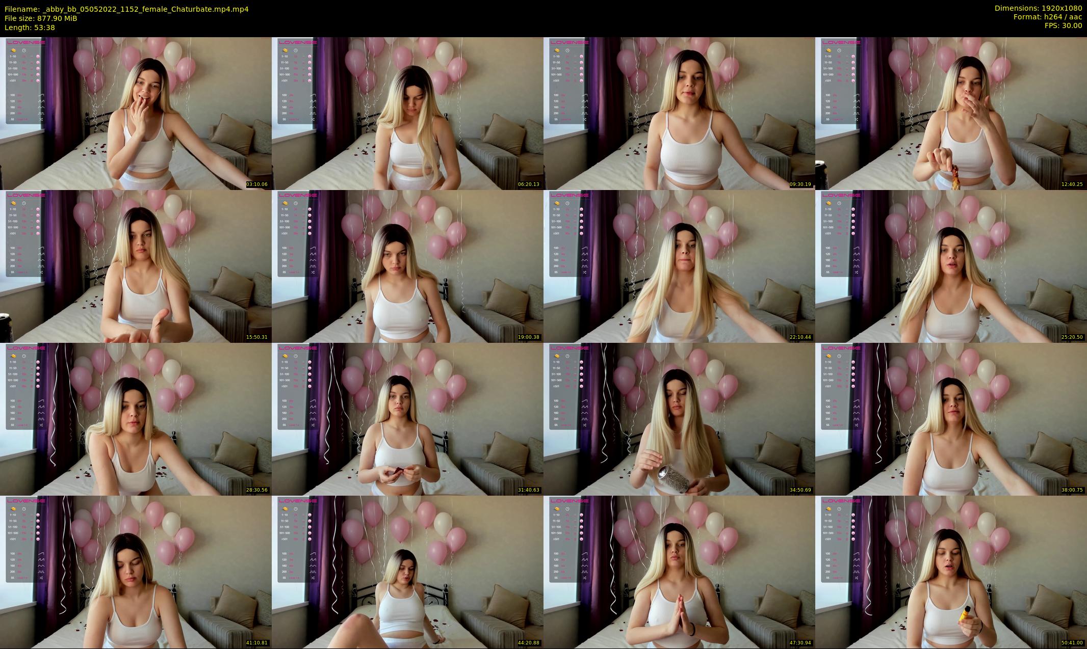 _abby_bb — 54 minute Chaturbate female cam show recording, 1080p, May 5, 2022