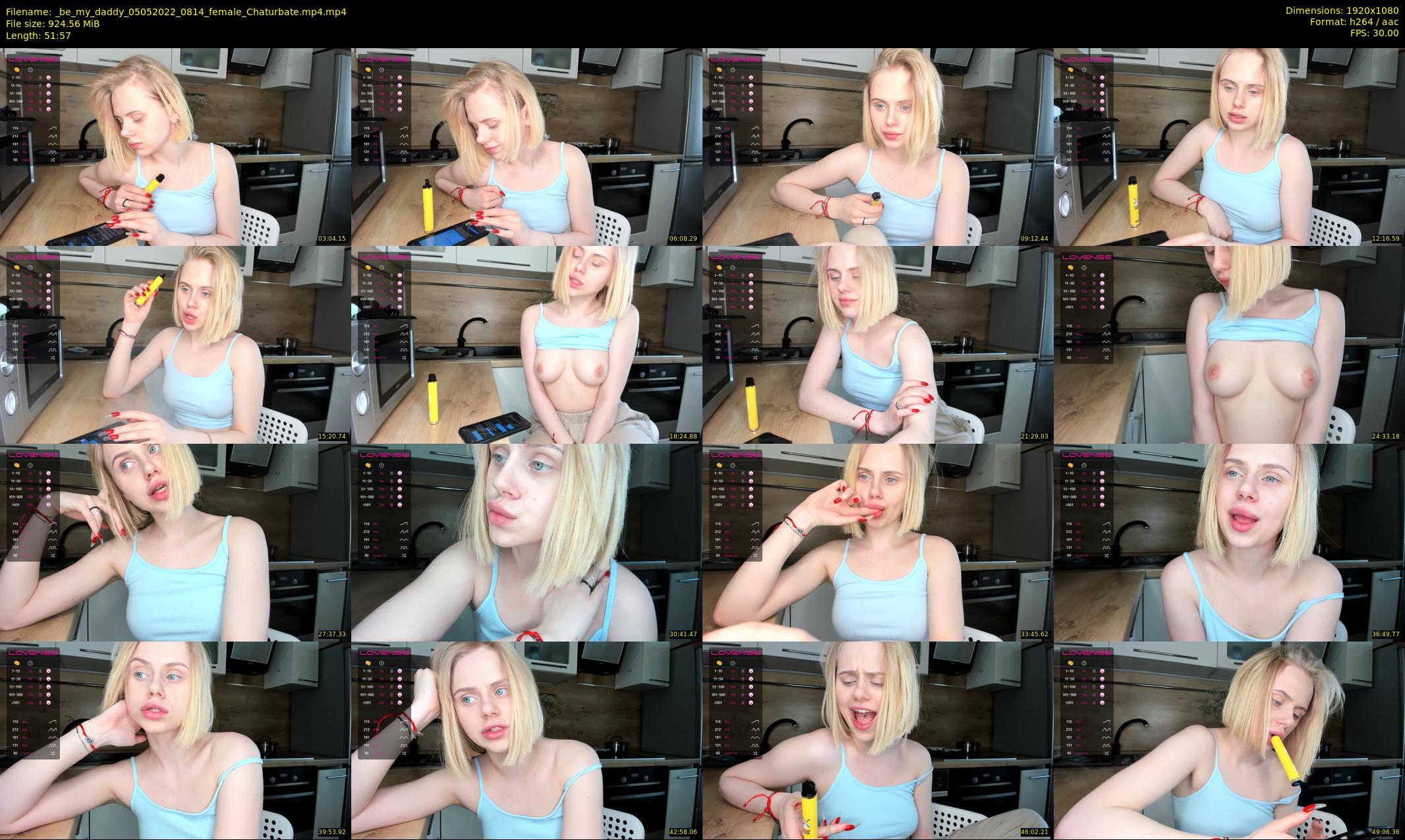 _be_my_daddy — 52 minute Chaturbate female cam show recording, 1080p, May 5, 2022