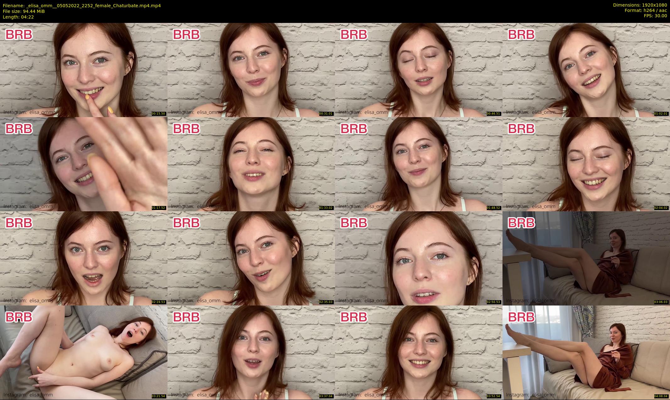 _elisa_omm_ — 5 minute Chaturbate female cam show recording, 1080p, May 5, 2022