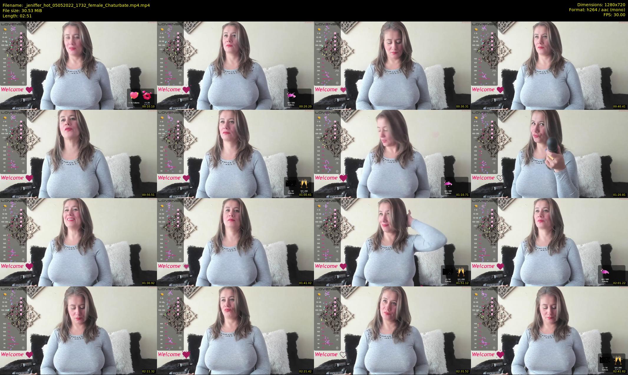 _jeniffer_hot — 3 minute Chaturbate female cam show recording, 720p, May 5, 2022