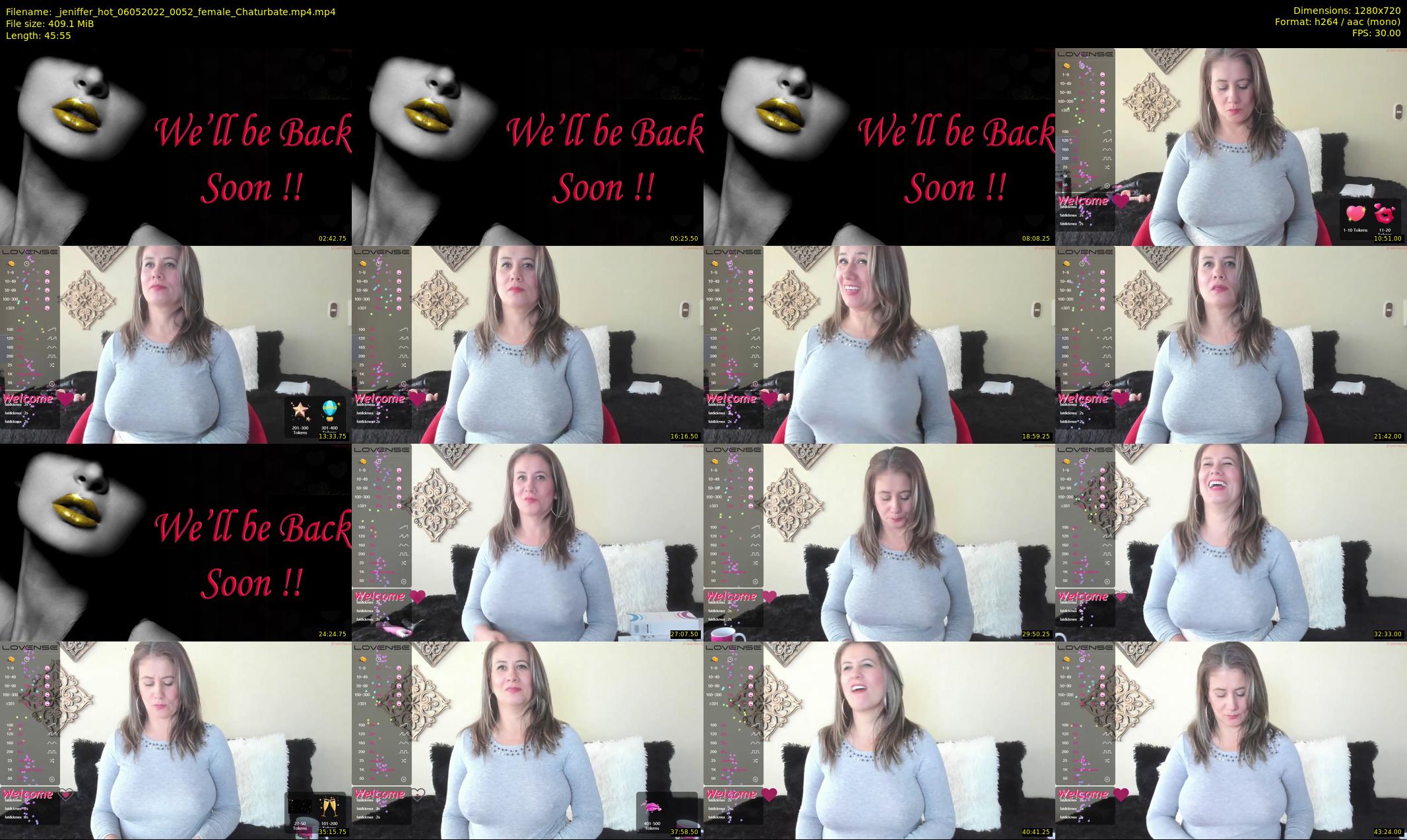 _jeniffer_hot — 46 minute Chaturbate female cam show recording, 720p, May 6, 2022