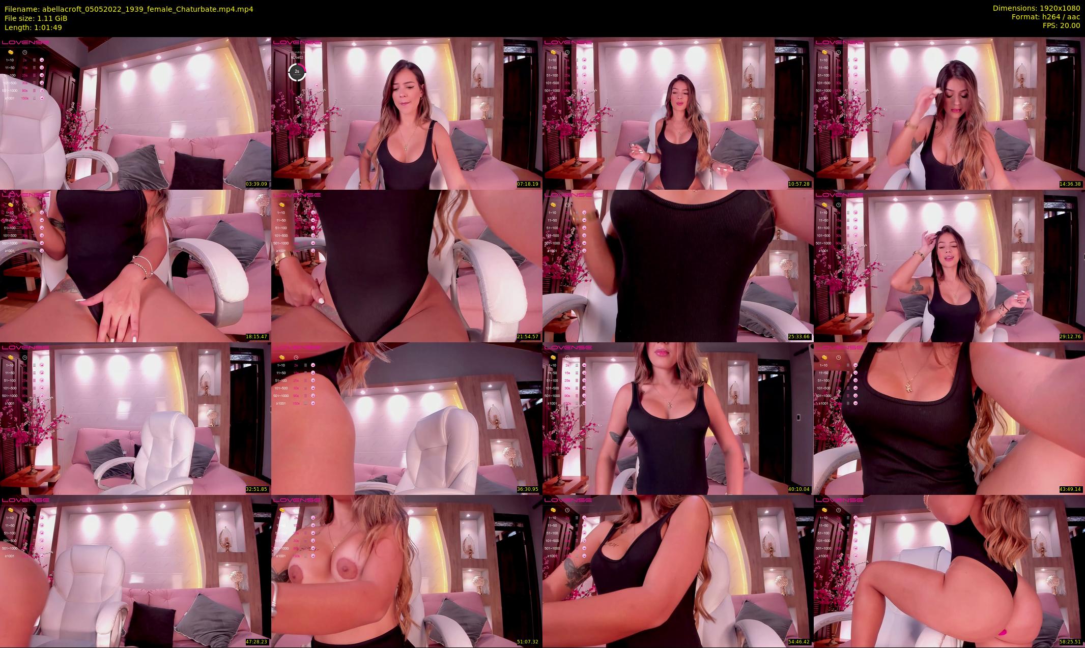 abellacroft — 62 minute Chaturbate female cam show recording, 1080p, May 5, 2022