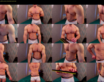 adam_muscle_ — 38 minute Chaturbate male cam show recording, 1080p, May 5, 2022
