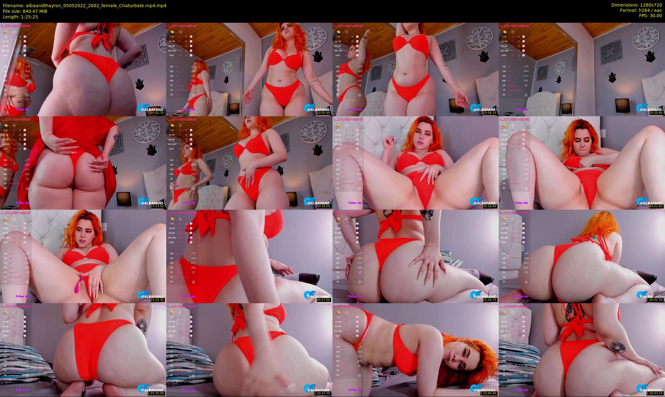 albaandthayron — 86 minute Chaturbate couple cam show recording, 720p, May 5, 2022