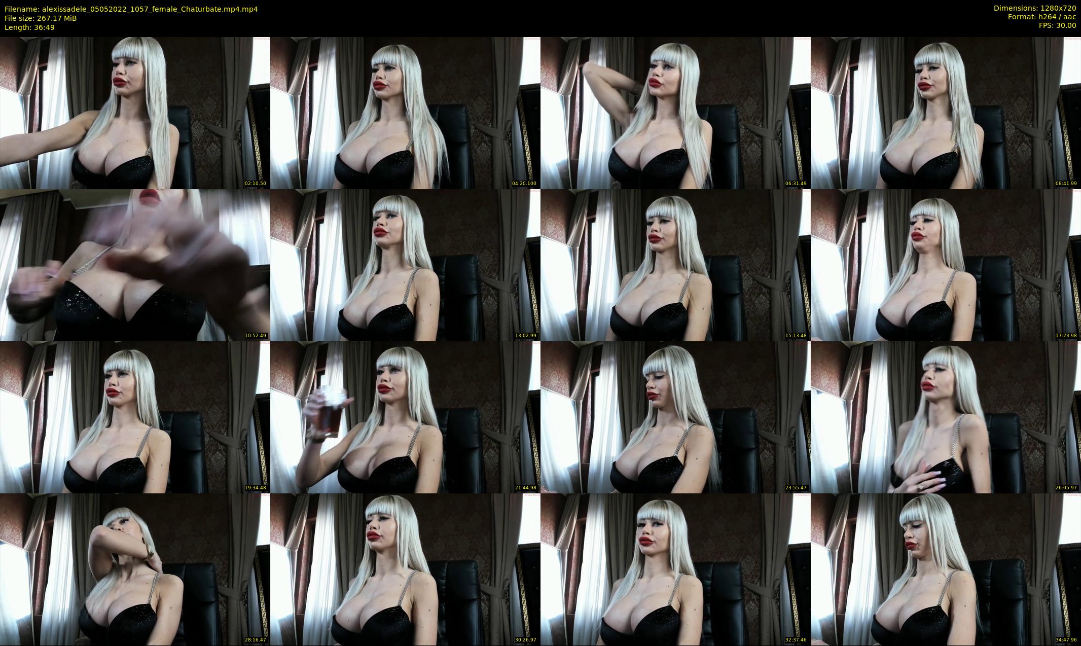 alexissadele — 37 minute Chaturbate female cam show recording, 720p, May 5, 2022
