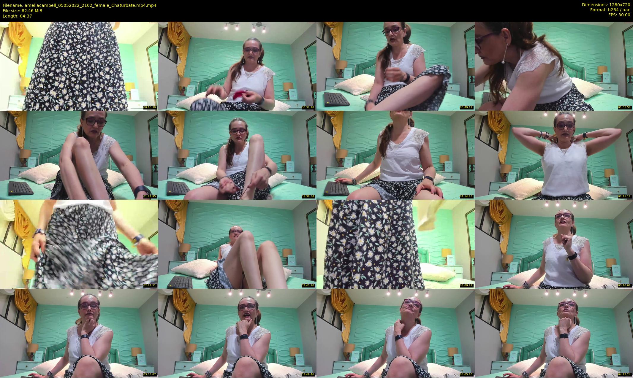 ameliacampell — 5 minute Chaturbate female cam show recording, 720p, May 5, 2022