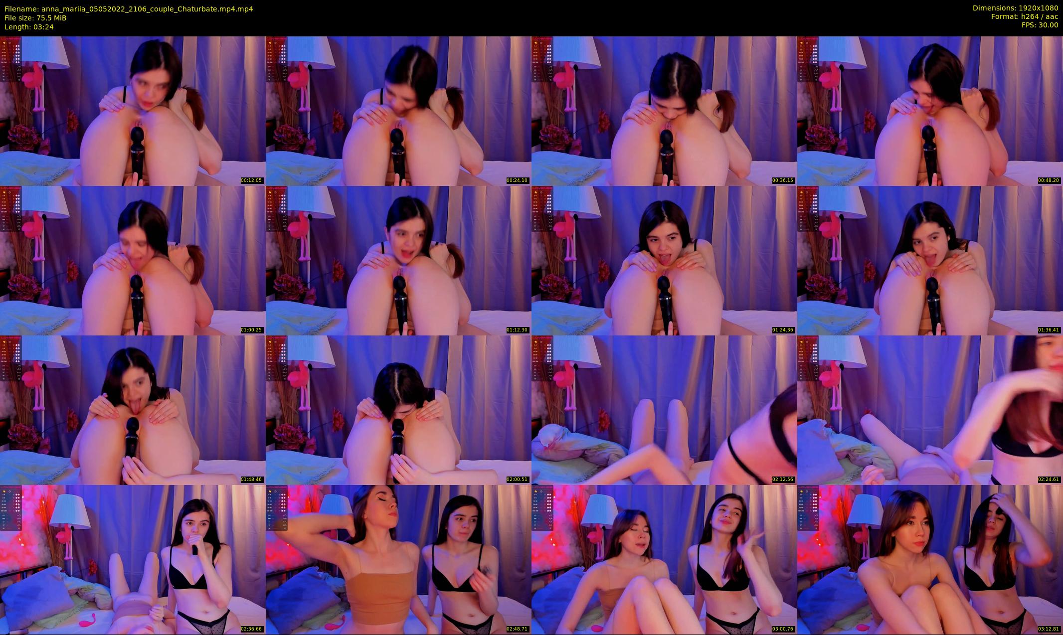anna_mariia — 4 minute Chaturbate couple cam show recording, 1080p, May 5, 2022