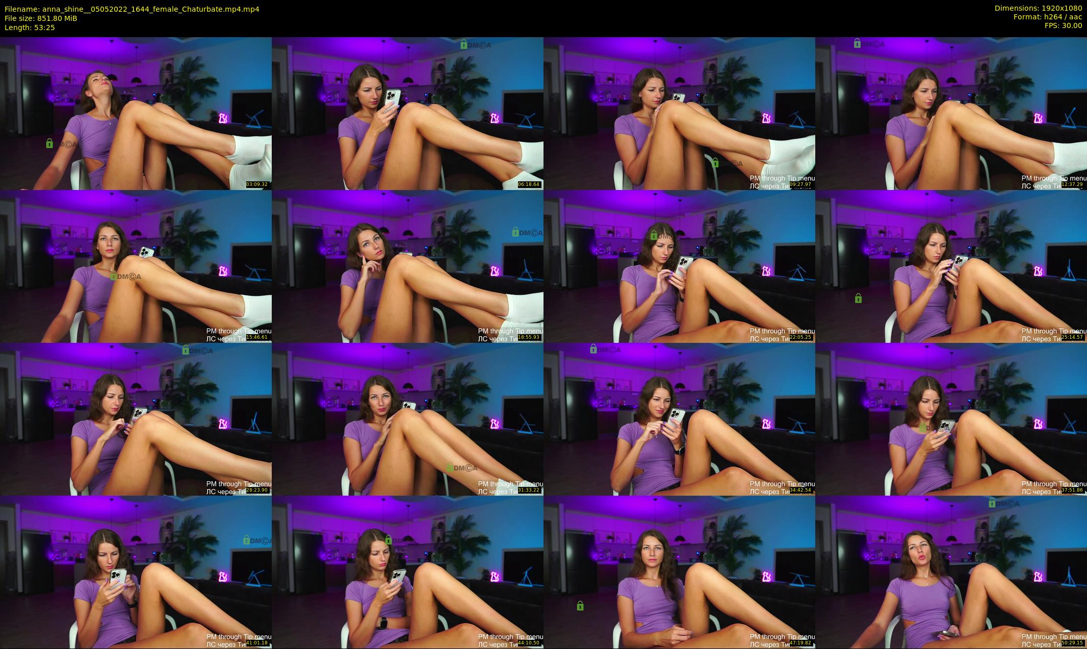anna_shine_ — 54 minute Chaturbate female cam show recording, 1080p, May 5, 2022