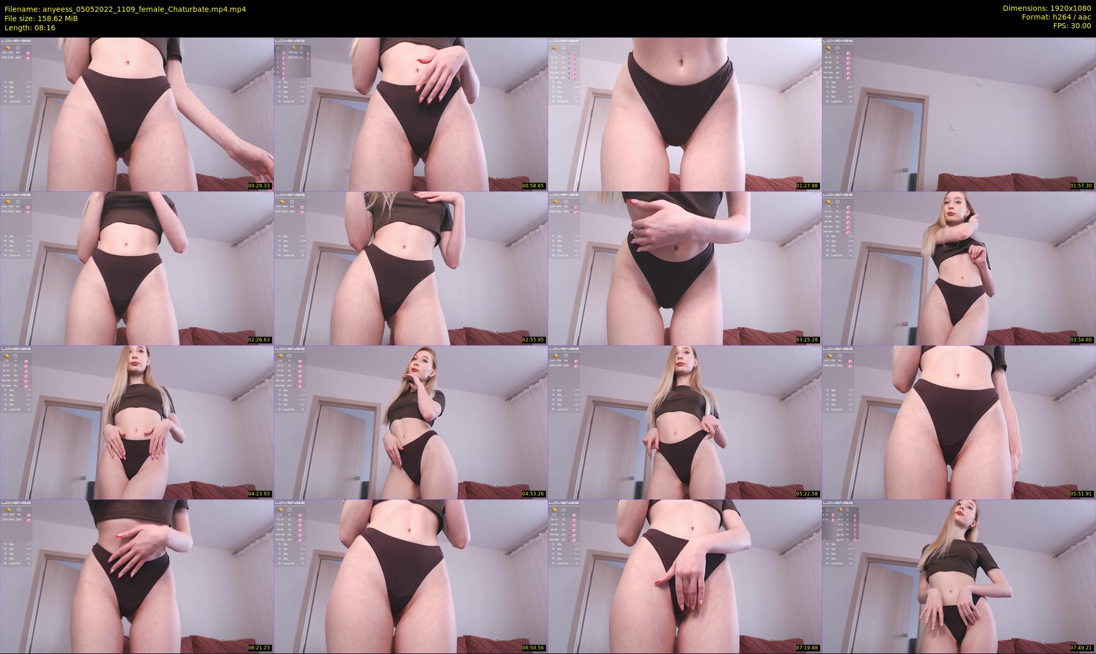 anyeess — 9 minute Chaturbate female cam show recording, 1080p, May 5, 2022