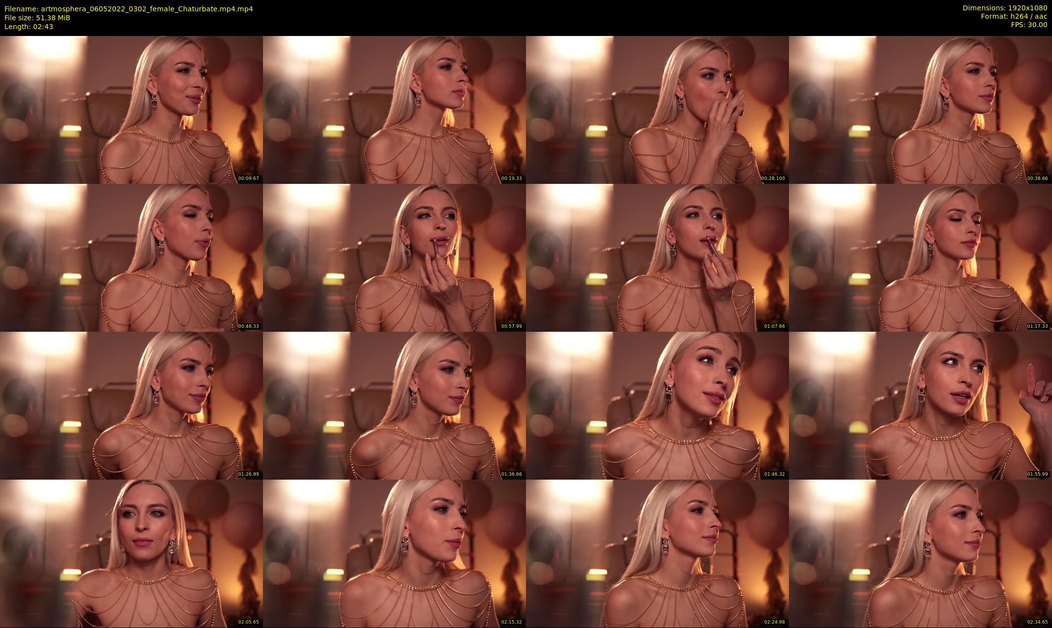 artmosphera — 3 minute Chaturbate female cam show recording, 1080p, May 6, 2022