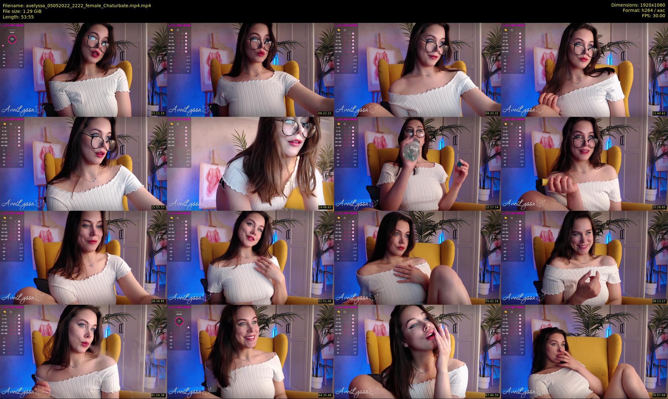 avelyssa — 54 minute Chaturbate female cam show recording, 1080p, May 5, 2022