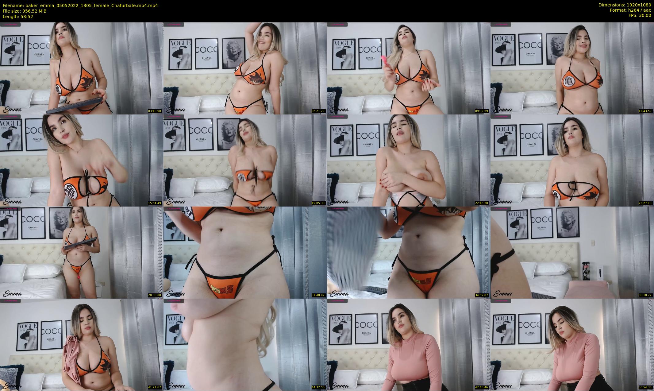 baker_emma — 54 minute Chaturbate female cam show recording, 1080p, May 5, 2022