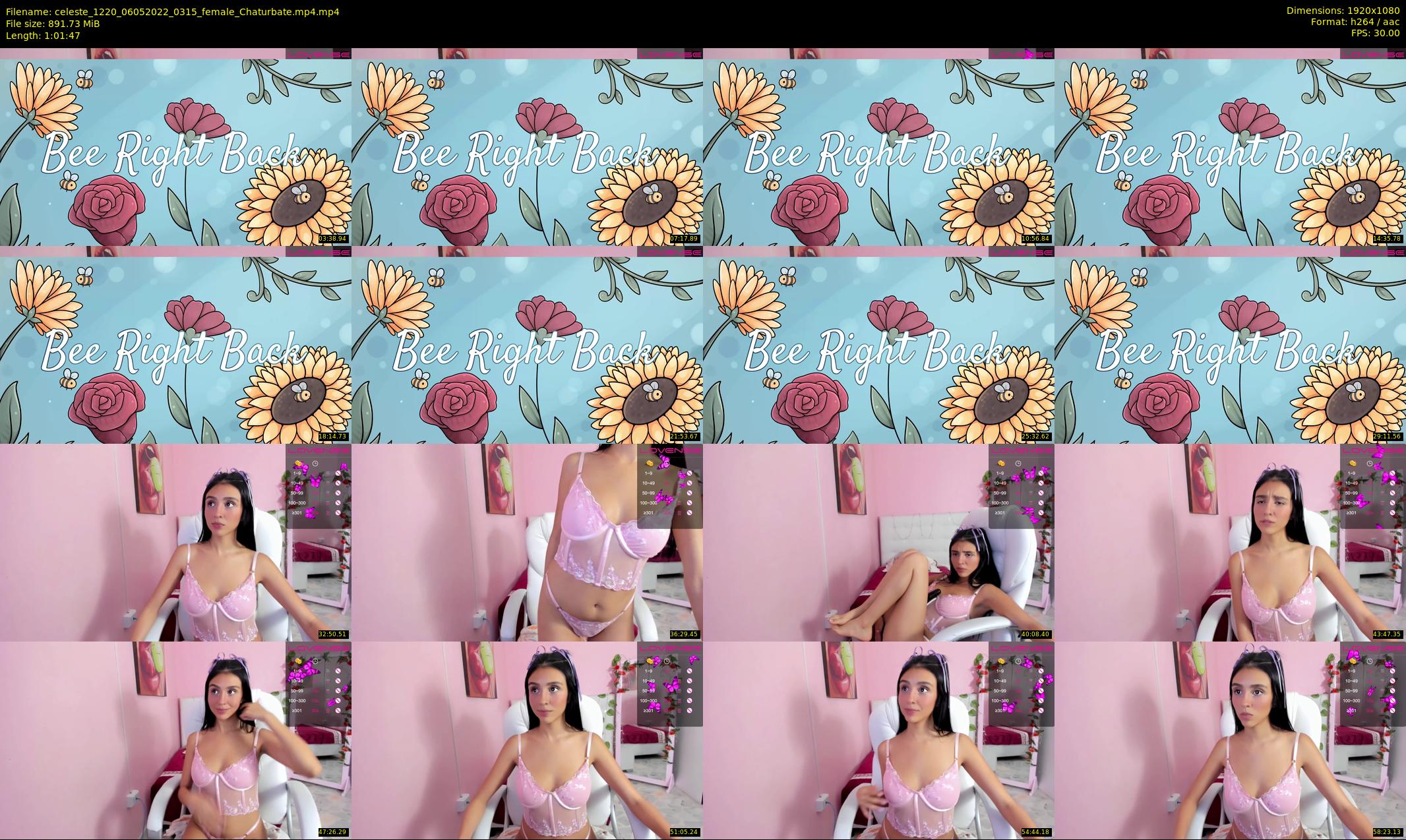 celeste_1220 — 62 minute Chaturbate female cam show recording, 1080p, May 6, 2022