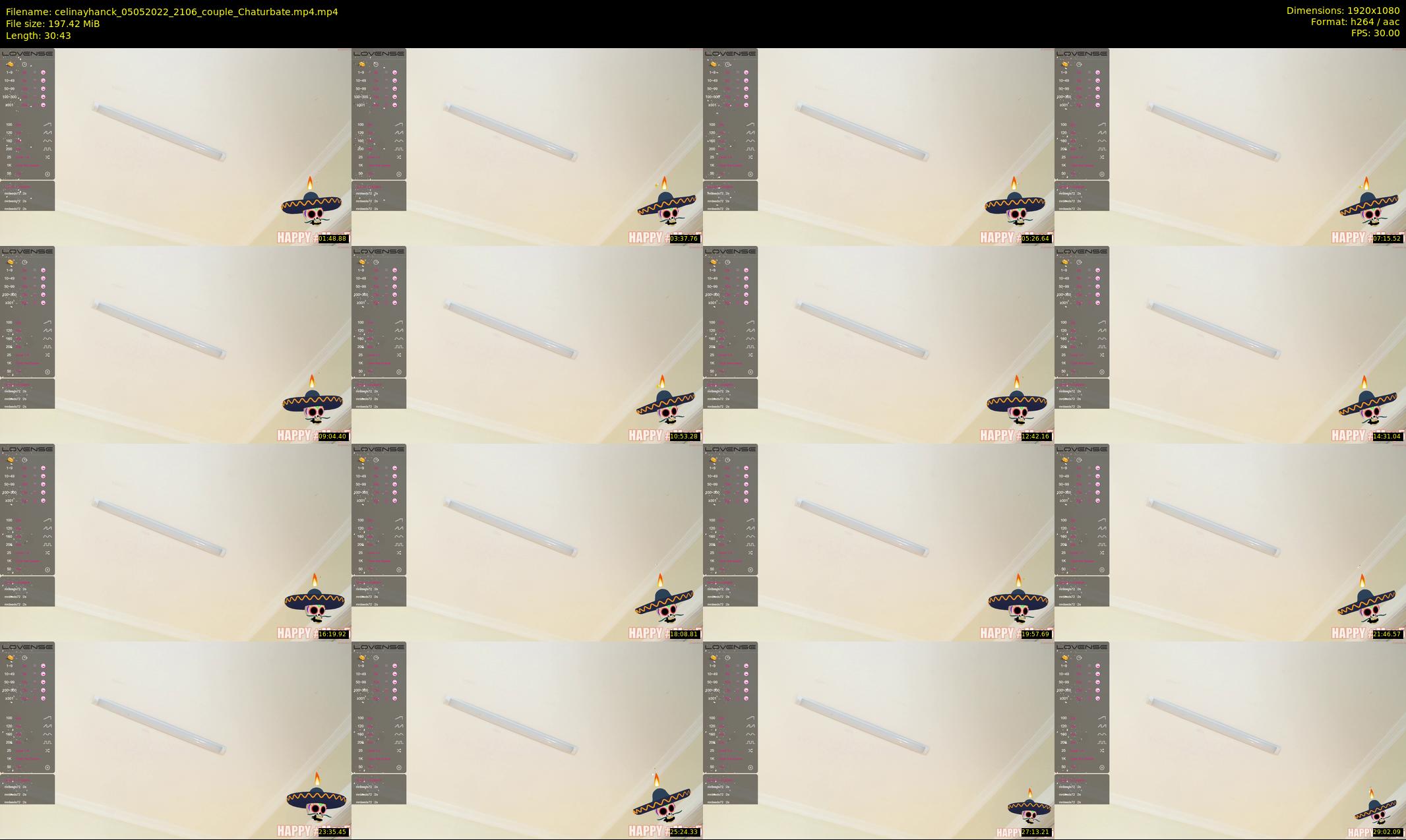celinayhanck — 31 minute Chaturbate couple cam show recording, 1080p, May 5, 2022
