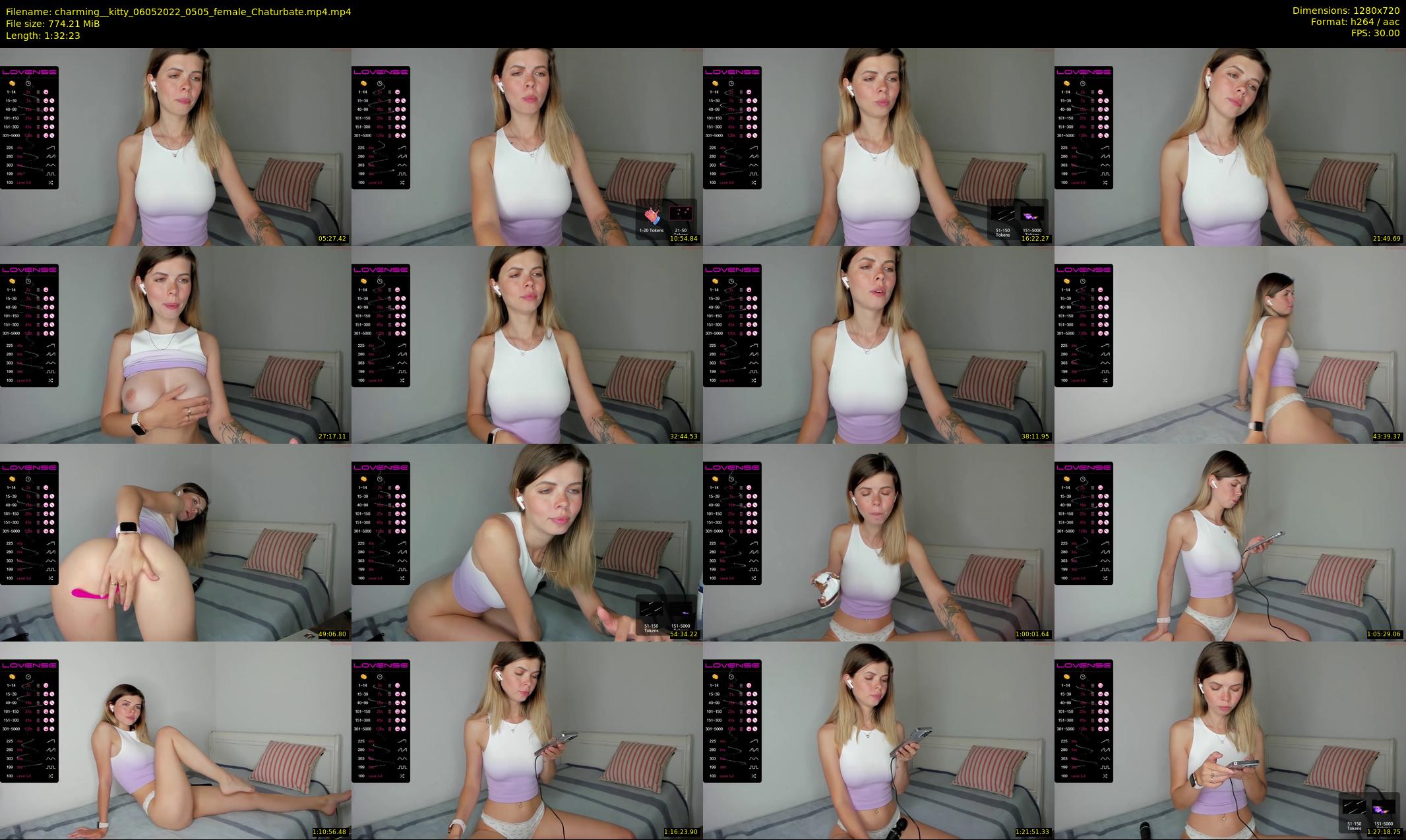 charming__kitty — 93 minute Chaturbate female cam show recording, 720p, May 6, 2022