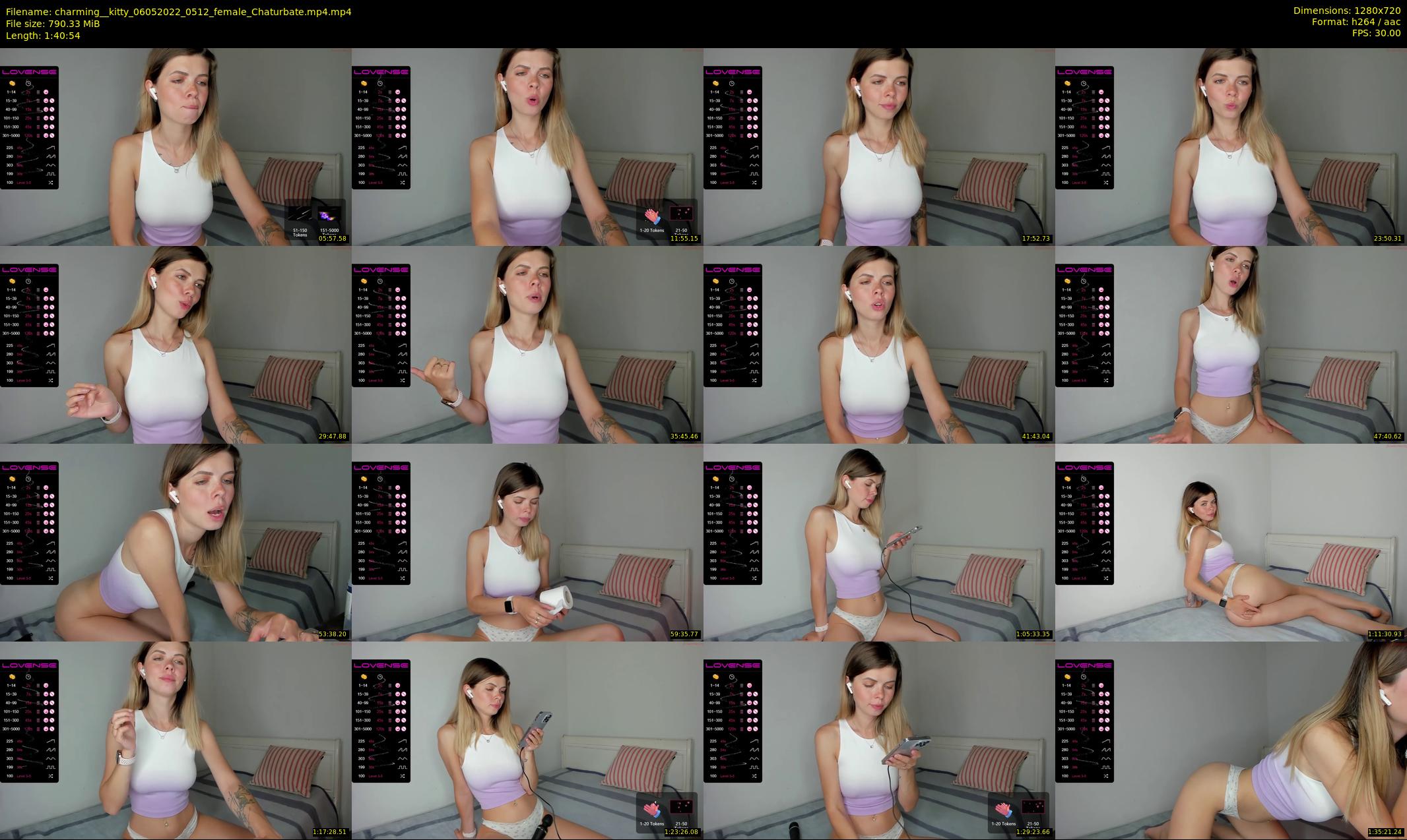 charming__kitty — 101 minute Chaturbate female cam show recording, 720p, May 6, 2022