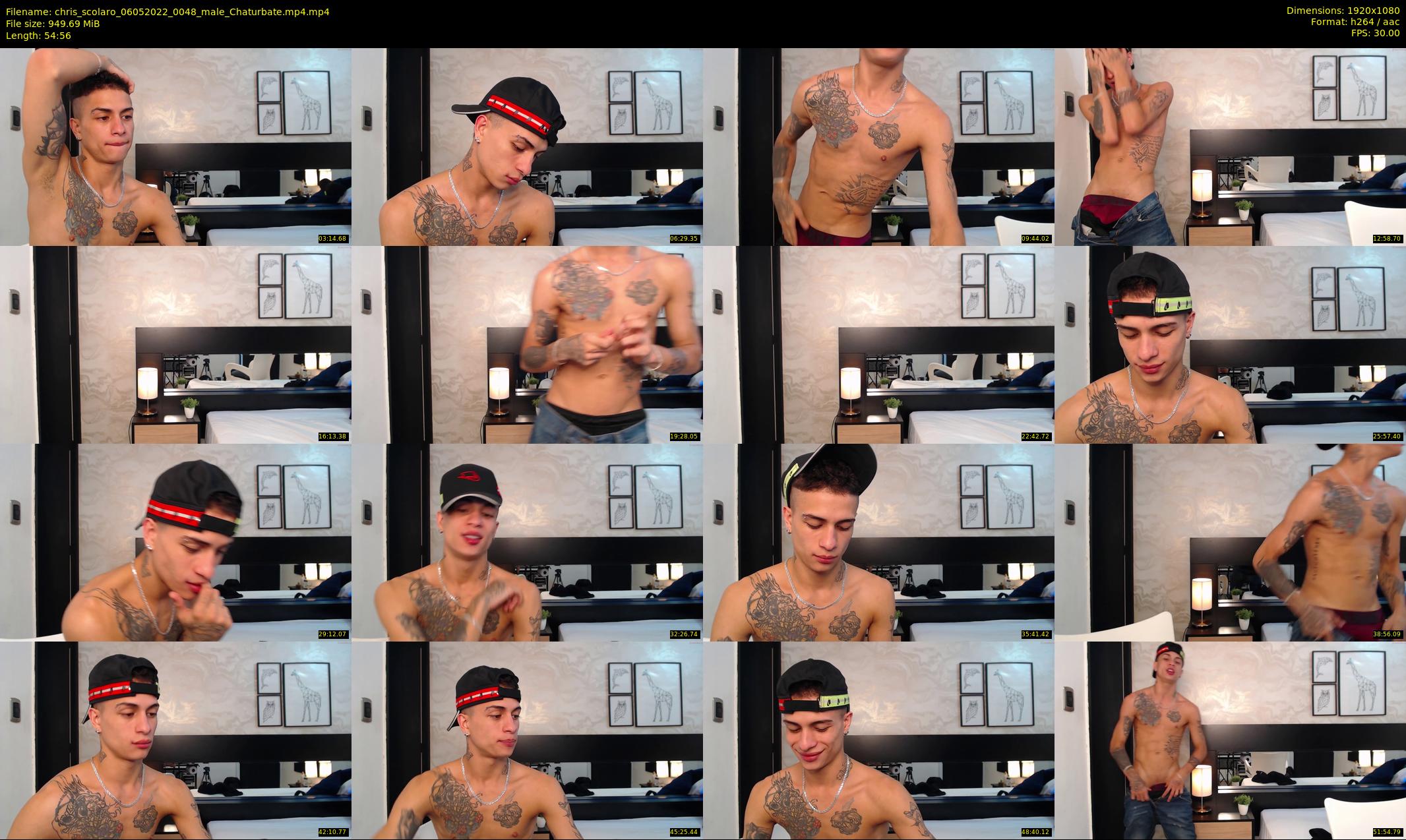 chris_scolaro — 55 minute Chaturbate male cam show recording, 1080p, May 6, 2022