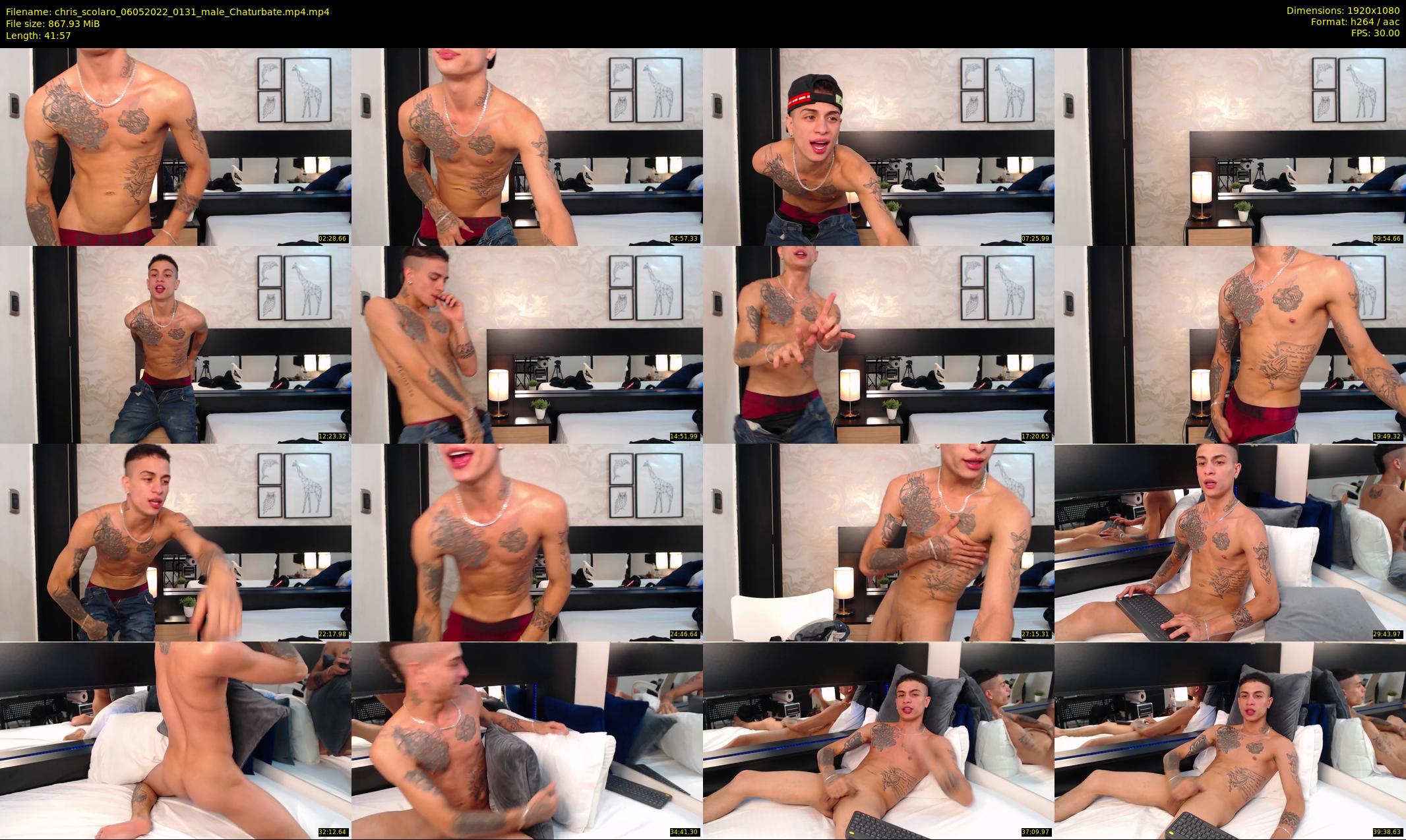 chris_scolaro — 42 minute Chaturbate male cam show recording, 1080p, May 6, 2022