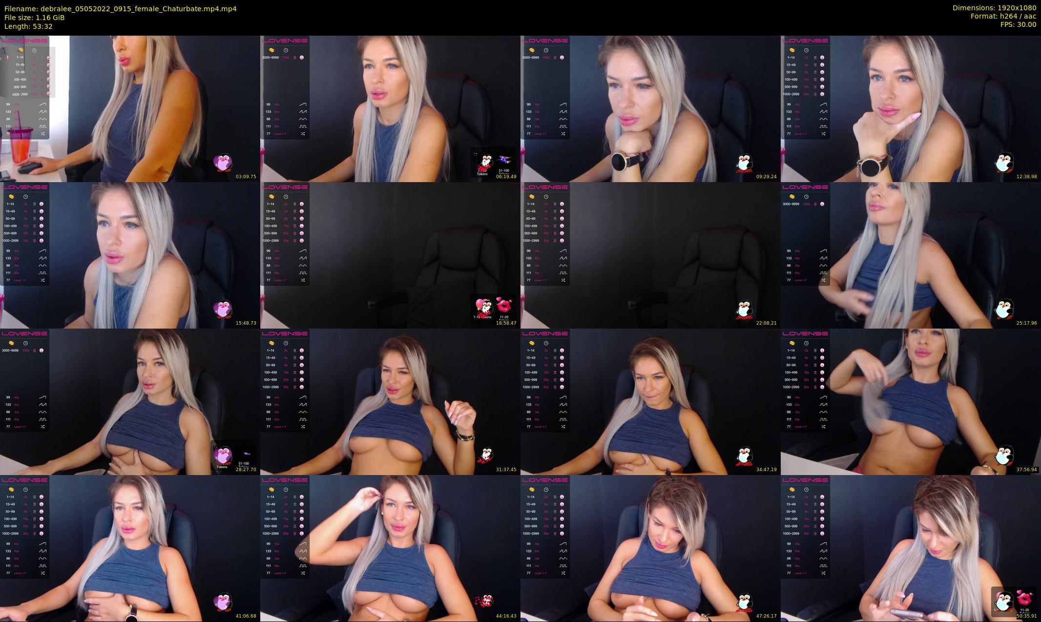 debralee — 54 minute Chaturbate female cam show recording, 1080p, May 5, 2022