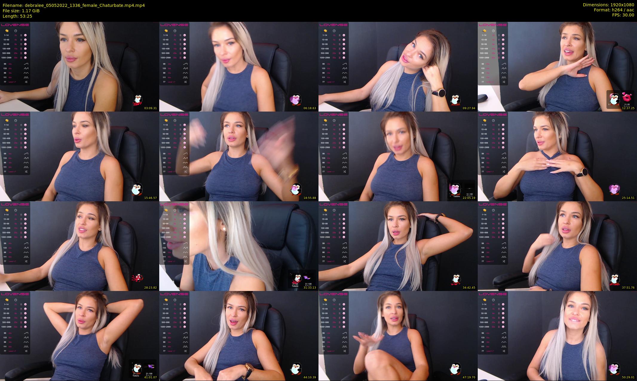 debralee — 54 minute Chaturbate female cam show recording, 1080p, May 5, 2022
