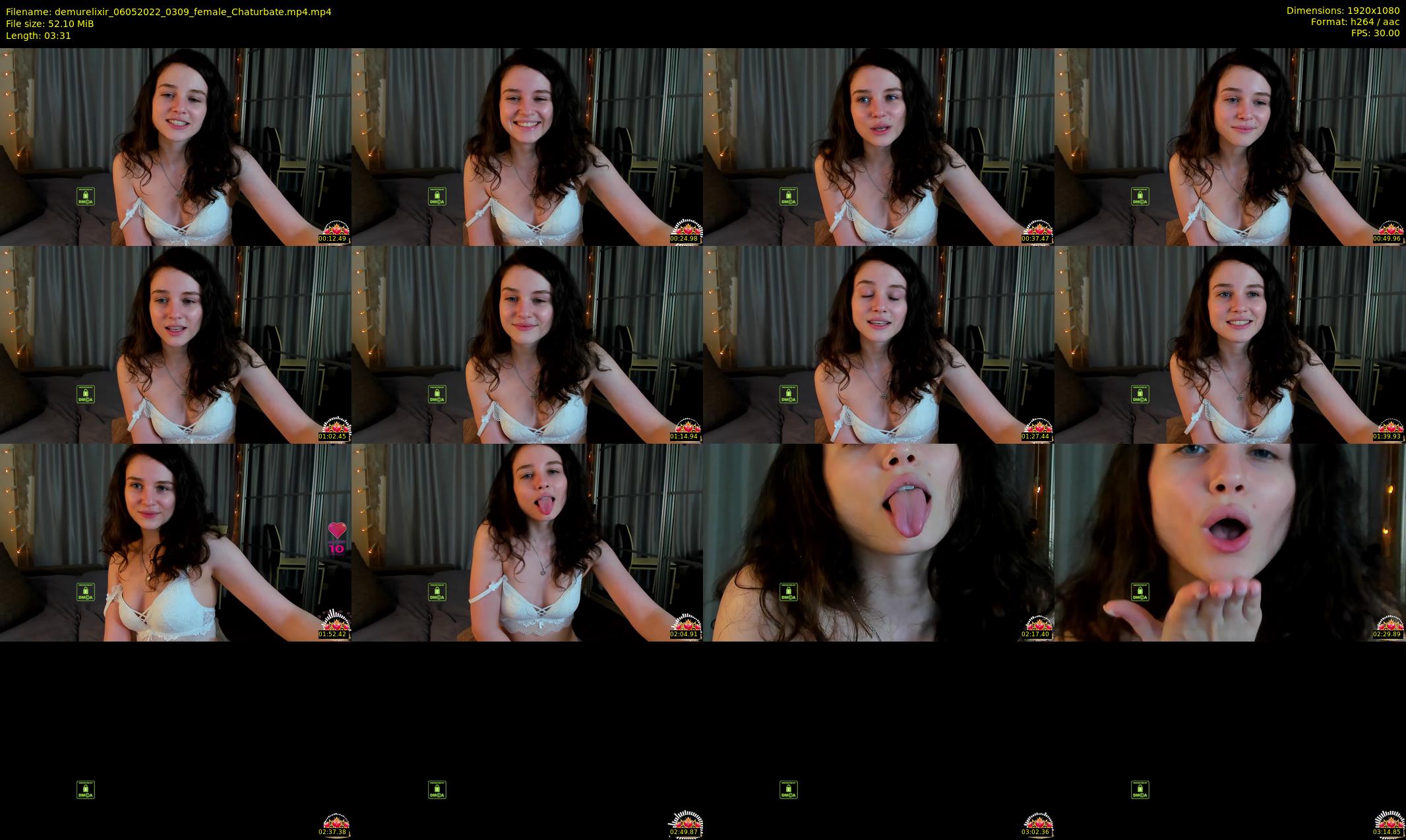 demurelixir — 4 minute Chaturbate female cam show recording, 1080p, May 6, 2022