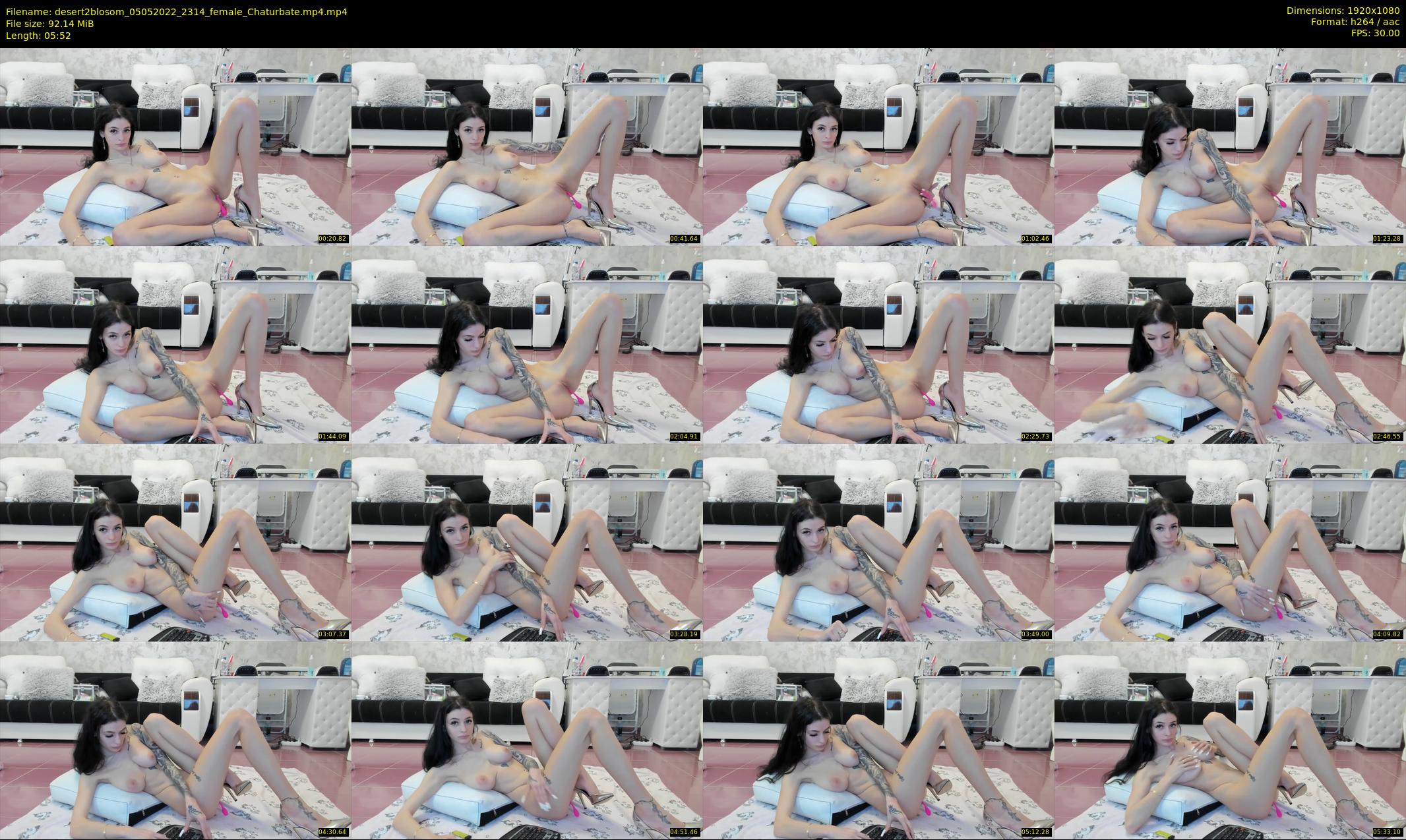 desert2blosom — 6 minute Chaturbate female cam show recording, 1080p, May 5, 2022