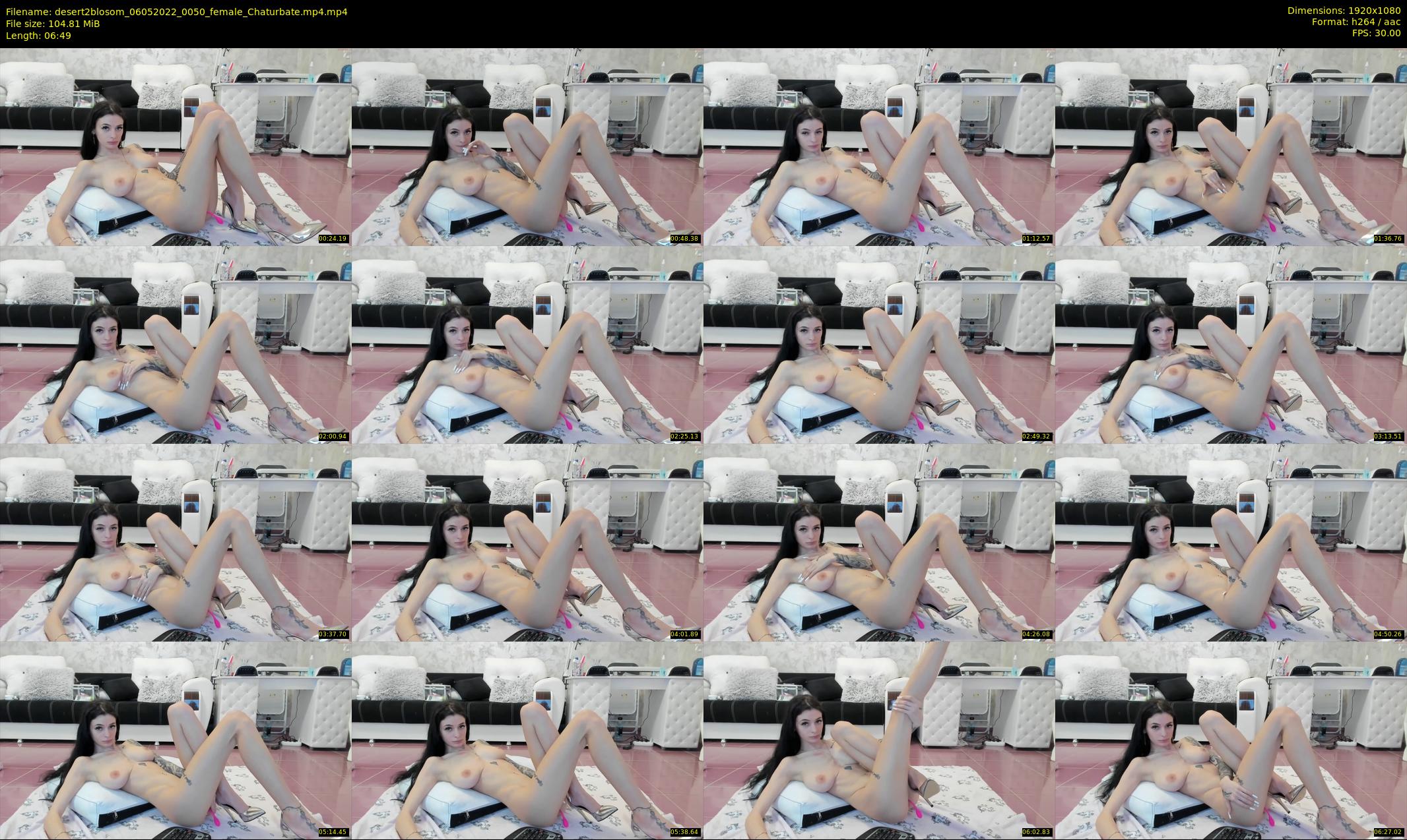 desert2blosom — 7 minute Chaturbate female cam show recording, 1080p, May 6, 2022