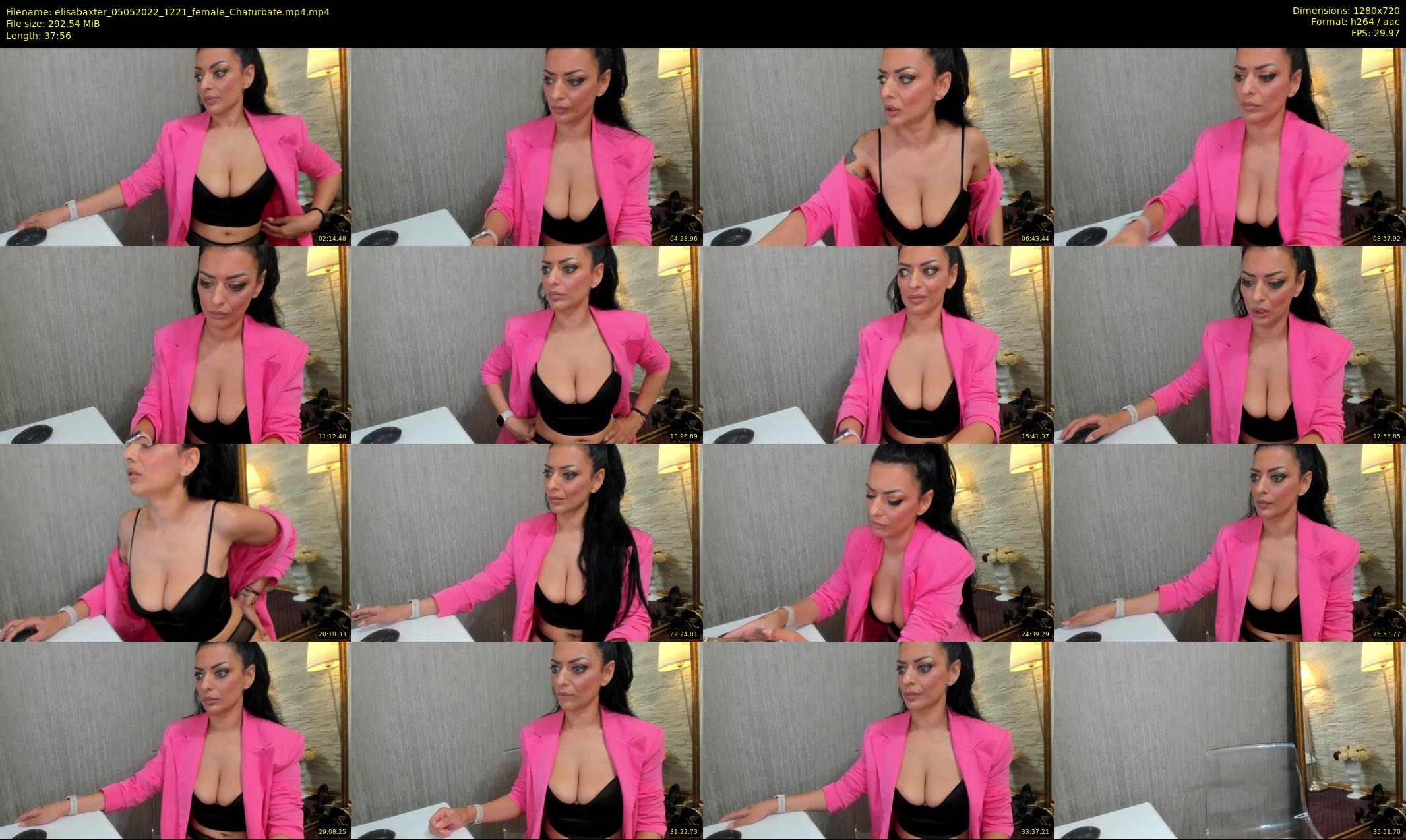 elisabaxter — 38 minute Chaturbate female cam show recording, 720p, May 5, 2022