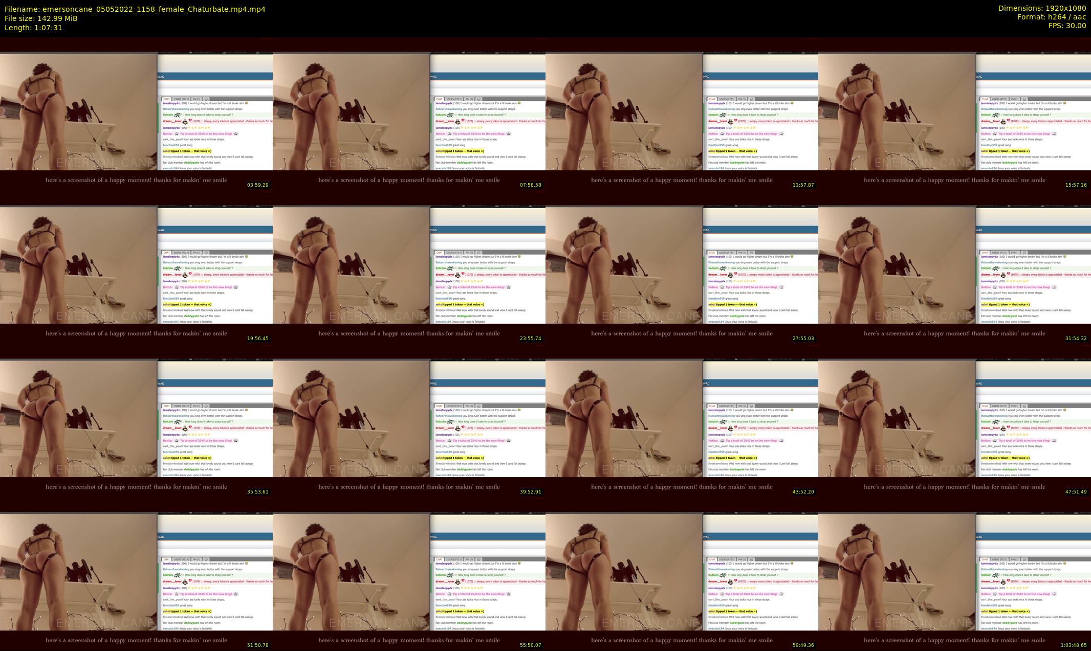 emersoncane — 68 minute Chaturbate female cam show recording, 1080p, May 5, 2022