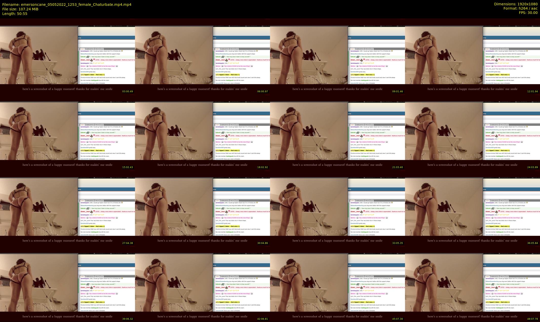 emersoncane — 51 minute Chaturbate female cam show recording, 1080p, May 5, 2022