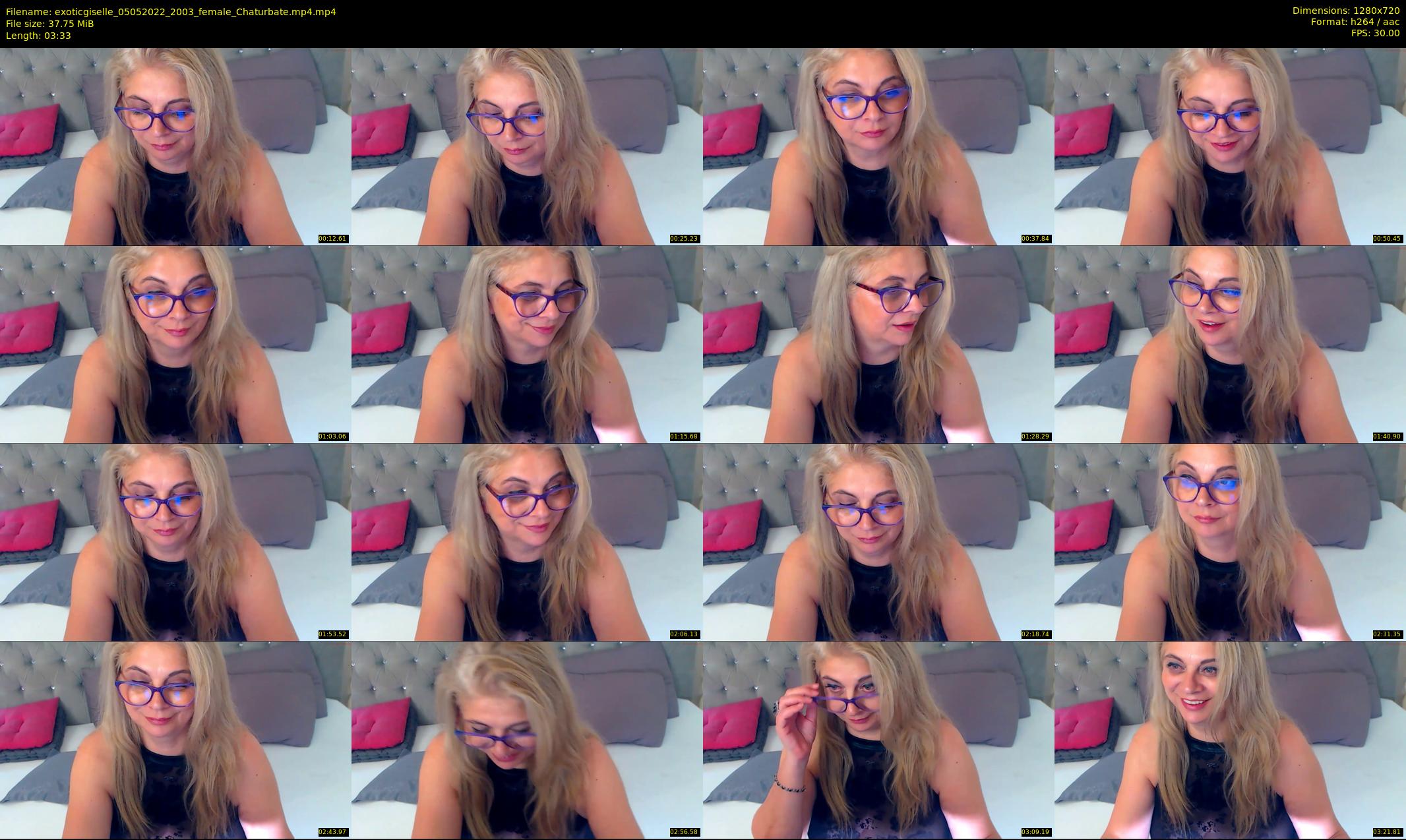 exoticgiselle — 4 minute Chaturbate female cam show recording, 720p, May 5, 2022