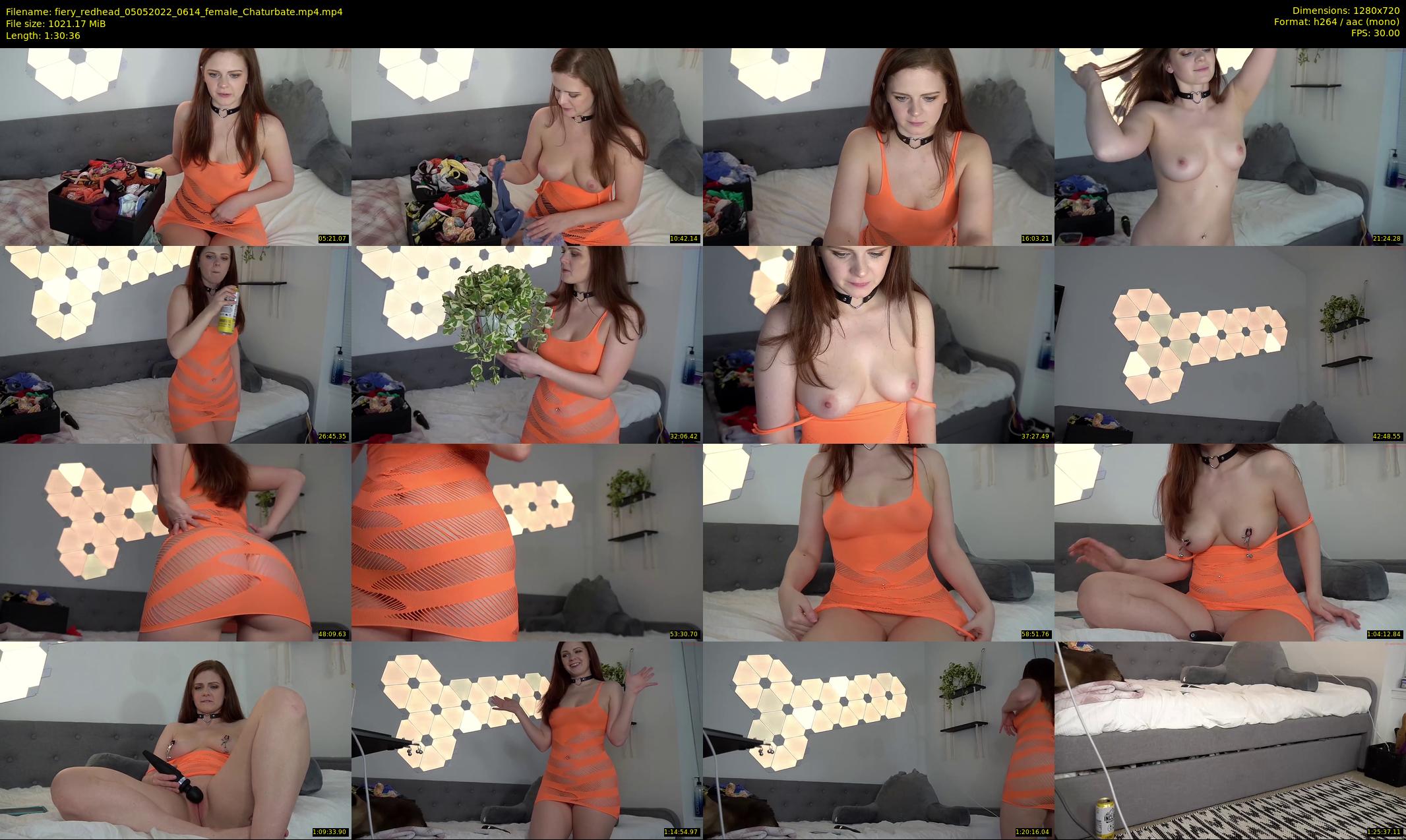 fiery_redhead — 91 minute Chaturbate female cam show recording, 720p, May 5, 2022