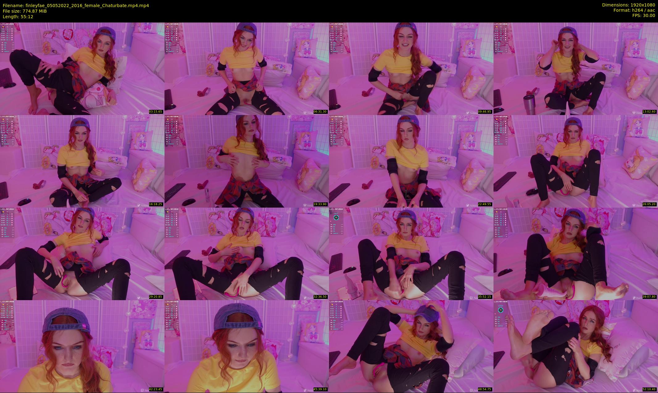 finleyfae — 56 minute Chaturbate female cam show recording, 1080p, May 5, 2022