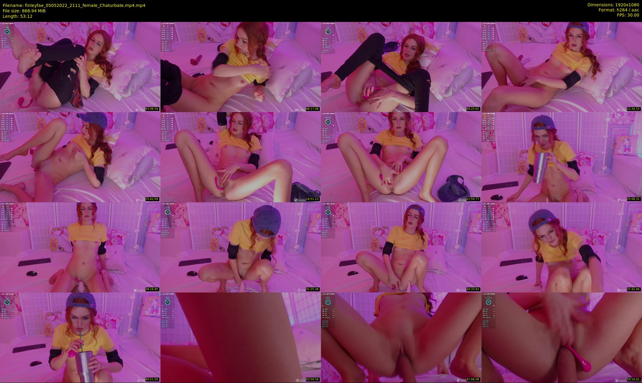 finleyfae — 54 minute Chaturbate female cam show recording, 1080p, May 5, 2022