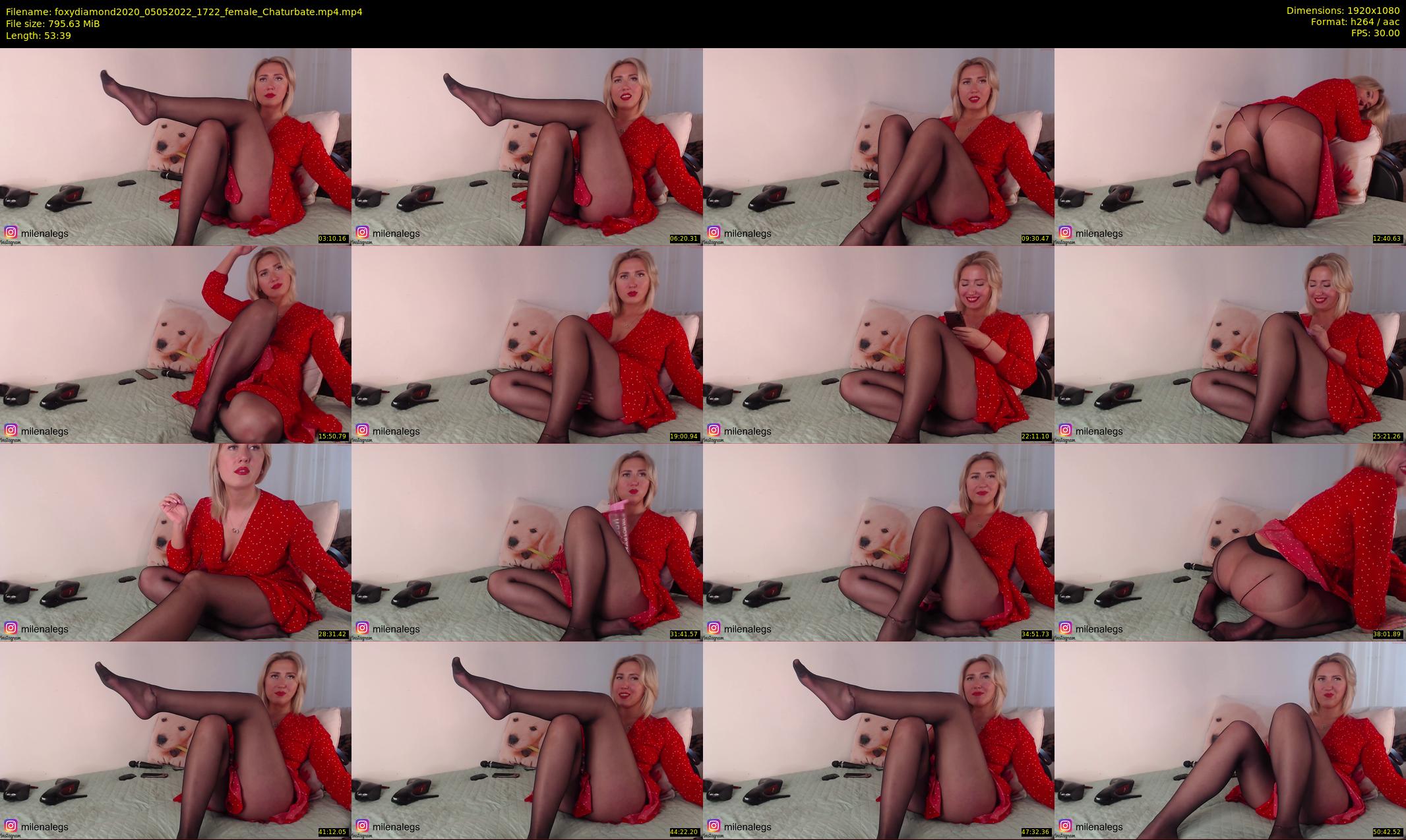 foxydiamond2020 — 54 minute Chaturbate female cam show recording, 1080p, May 5, 2022