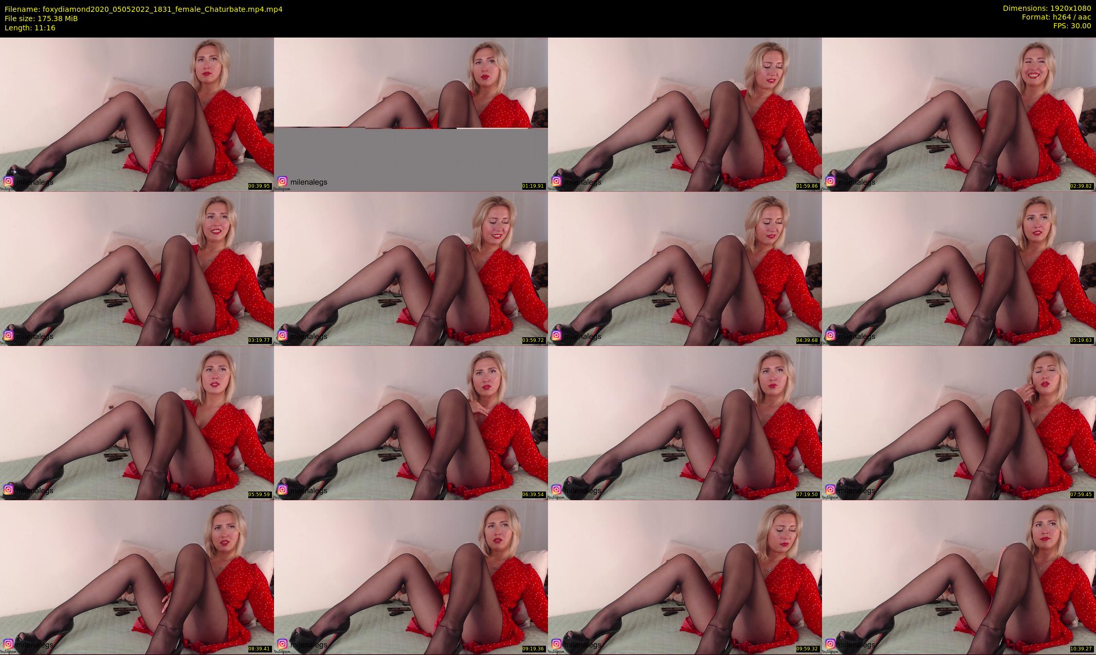 foxydiamond2020 — 12 minute Chaturbate female cam show recording, 1080p, May 5, 2022
