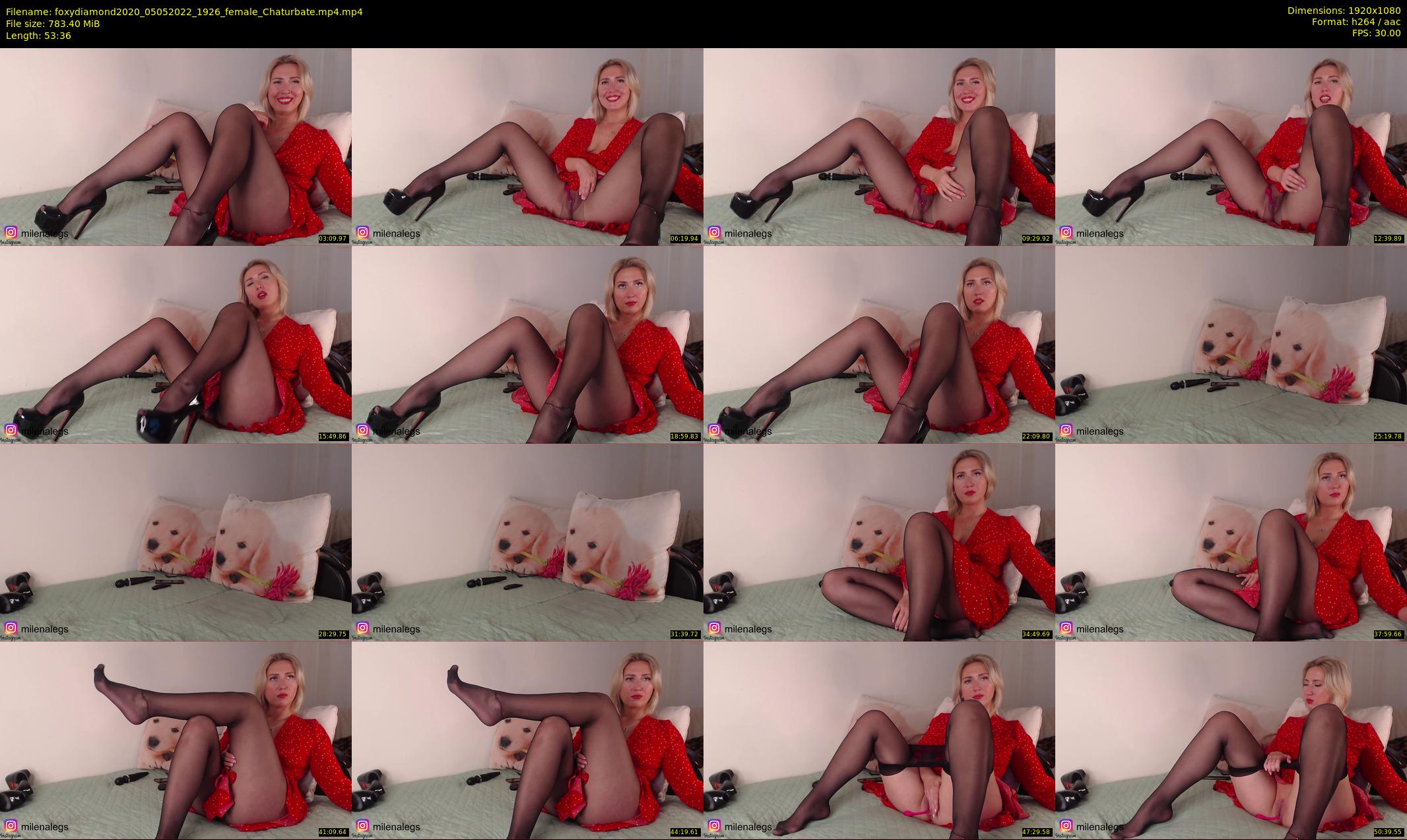 foxydiamond2020 — 54 minute Chaturbate female cam show recording, 1080p, May 5, 2022