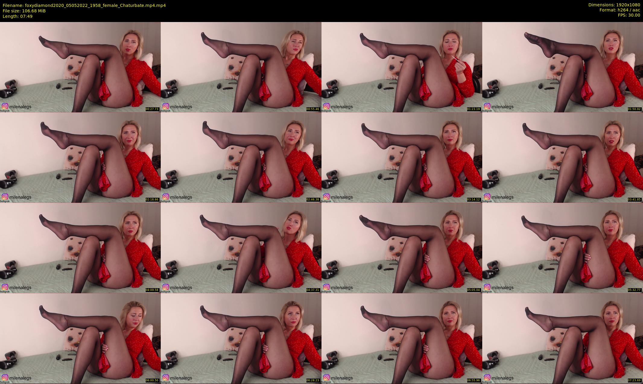 foxydiamond2020 — 8 minute Chaturbate female cam show recording, 1080p, May 5, 2022