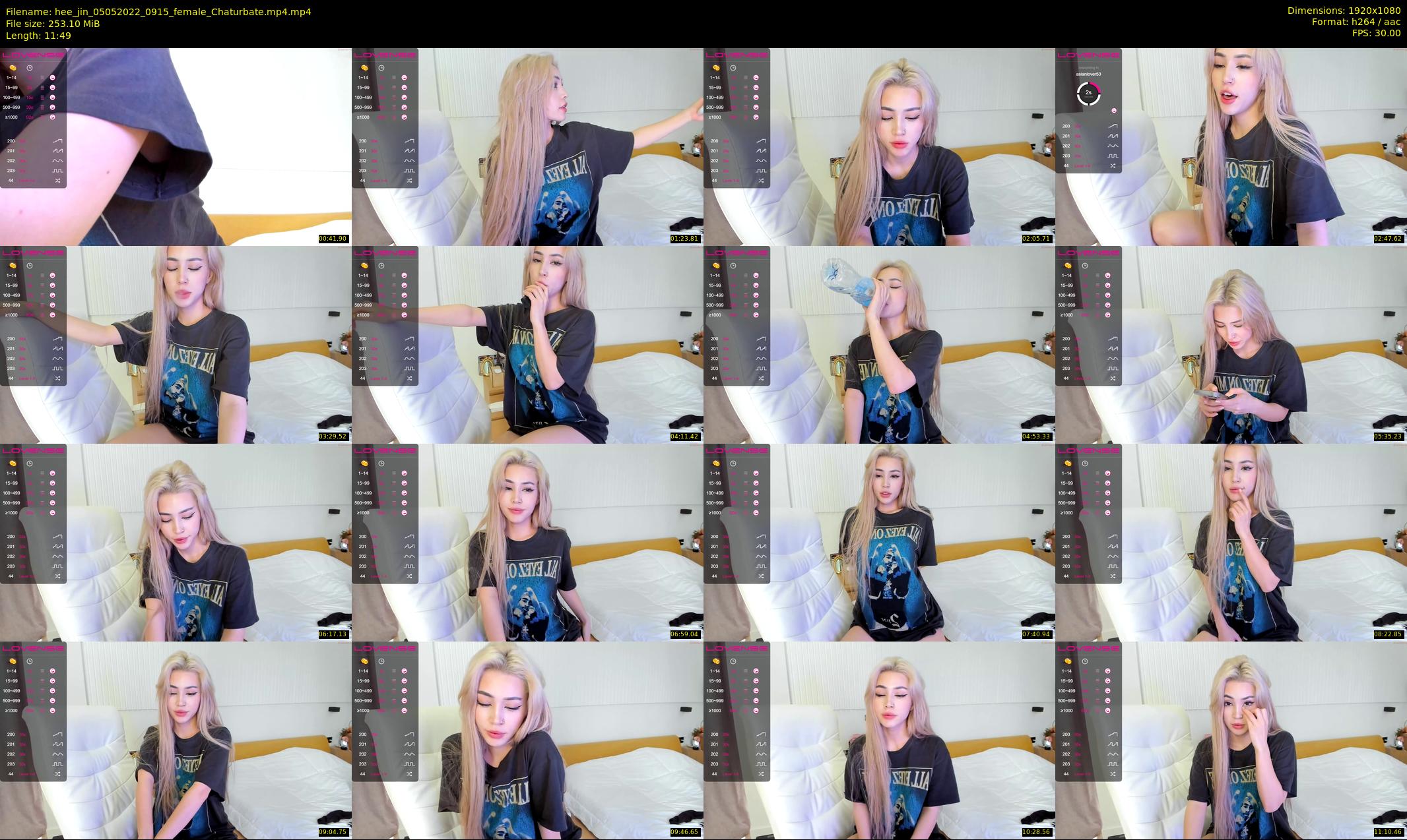 hee_jin — 12 minute Chaturbate female cam show recording, 1080p, May 5, 2022