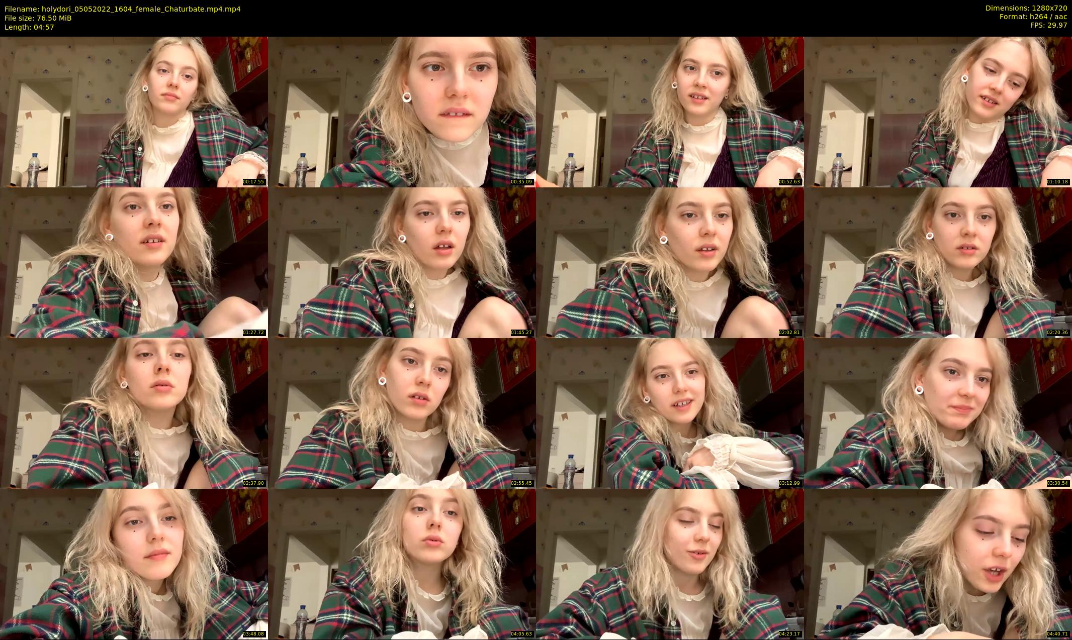 holydori — 5 minute Chaturbate female cam show recording, 720p, May 5, 2022