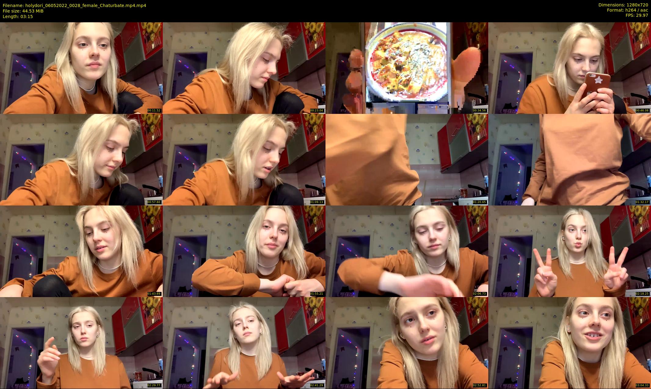 holydori — 4 minute Chaturbate female cam show recording, 720p, May 6, 2022