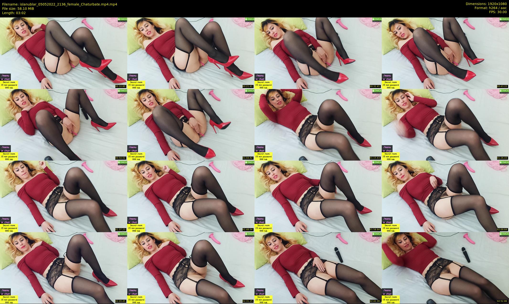 islanublar — 4 minute Chaturbate female cam show recording, 1080p, May 5, 2022