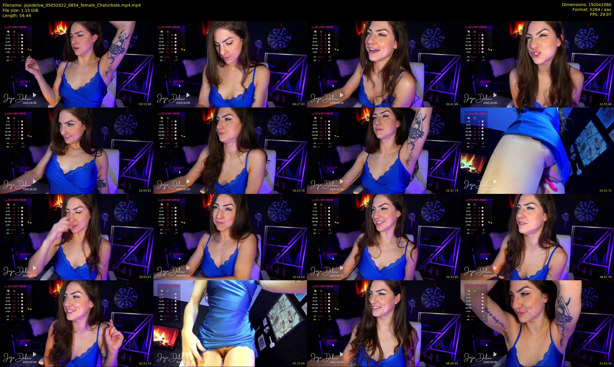 jojodelow — 55 minute Chaturbate female cam show recording, 1080p, May 5, 2022