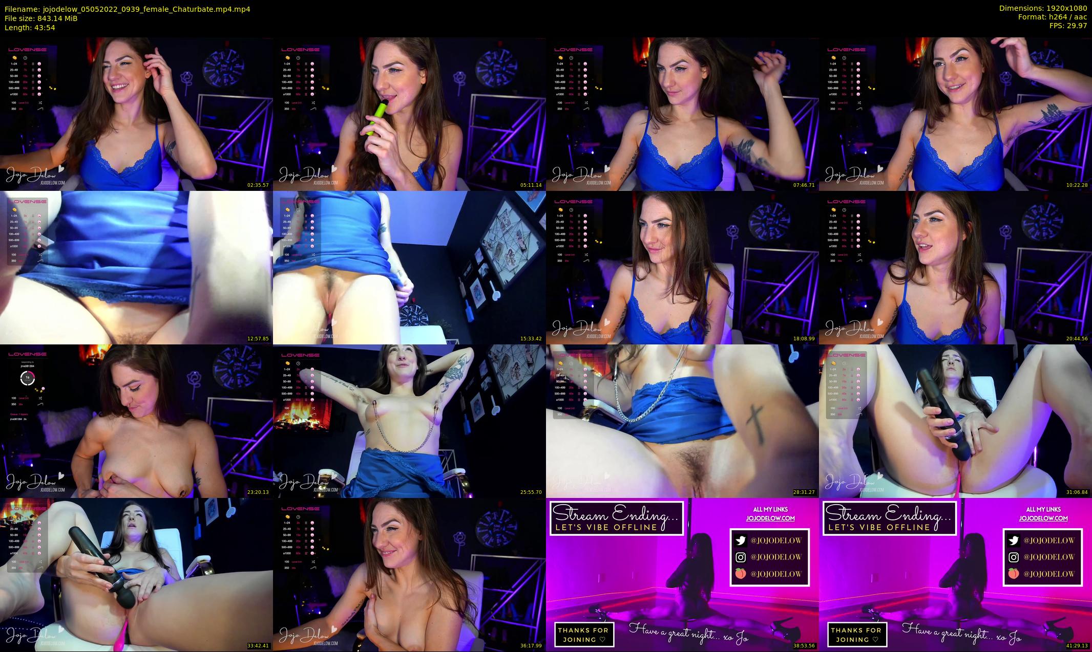 jojodelow — 44 minute Chaturbate female cam show recording, 1080p, May 5, 2022