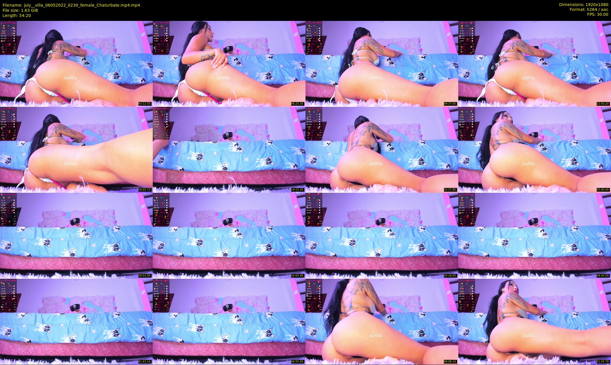 july__villa — 55 minute Chaturbate female cam show recording, 1080p, May 6, 2022
