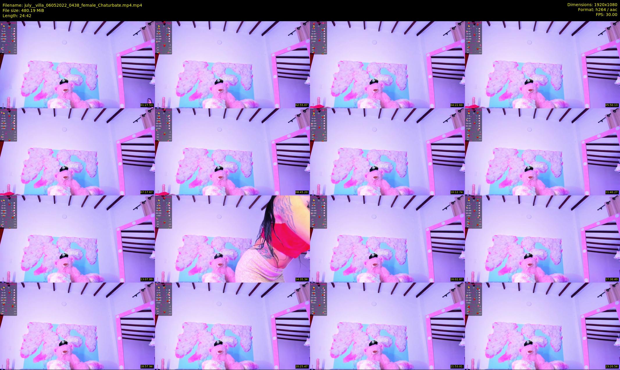 july__villa — 25 minute Chaturbate female cam show recording, 1080p, May 6, 2022