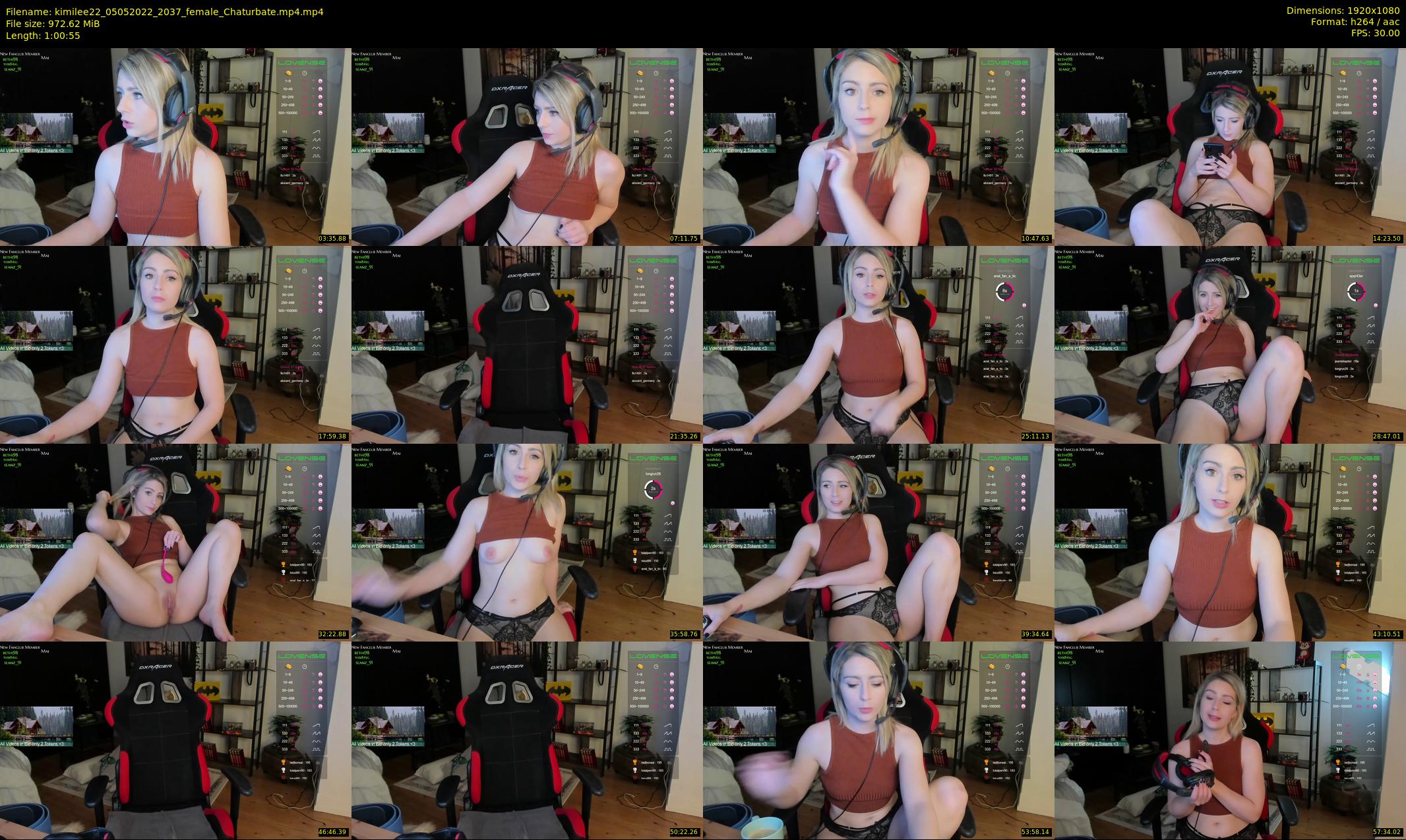 kimilee22 — 61 minute Chaturbate female cam show recording, 1080p, May 5, 2022