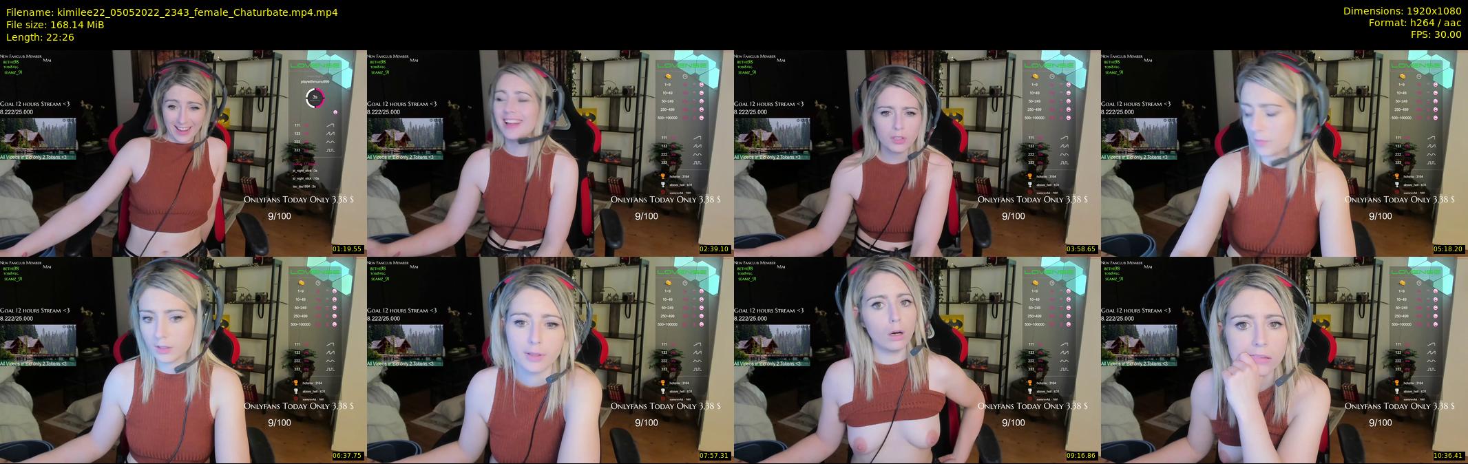 kimilee22 — 23 minute Chaturbate female cam show recording, 1080p, May 5, 2022
