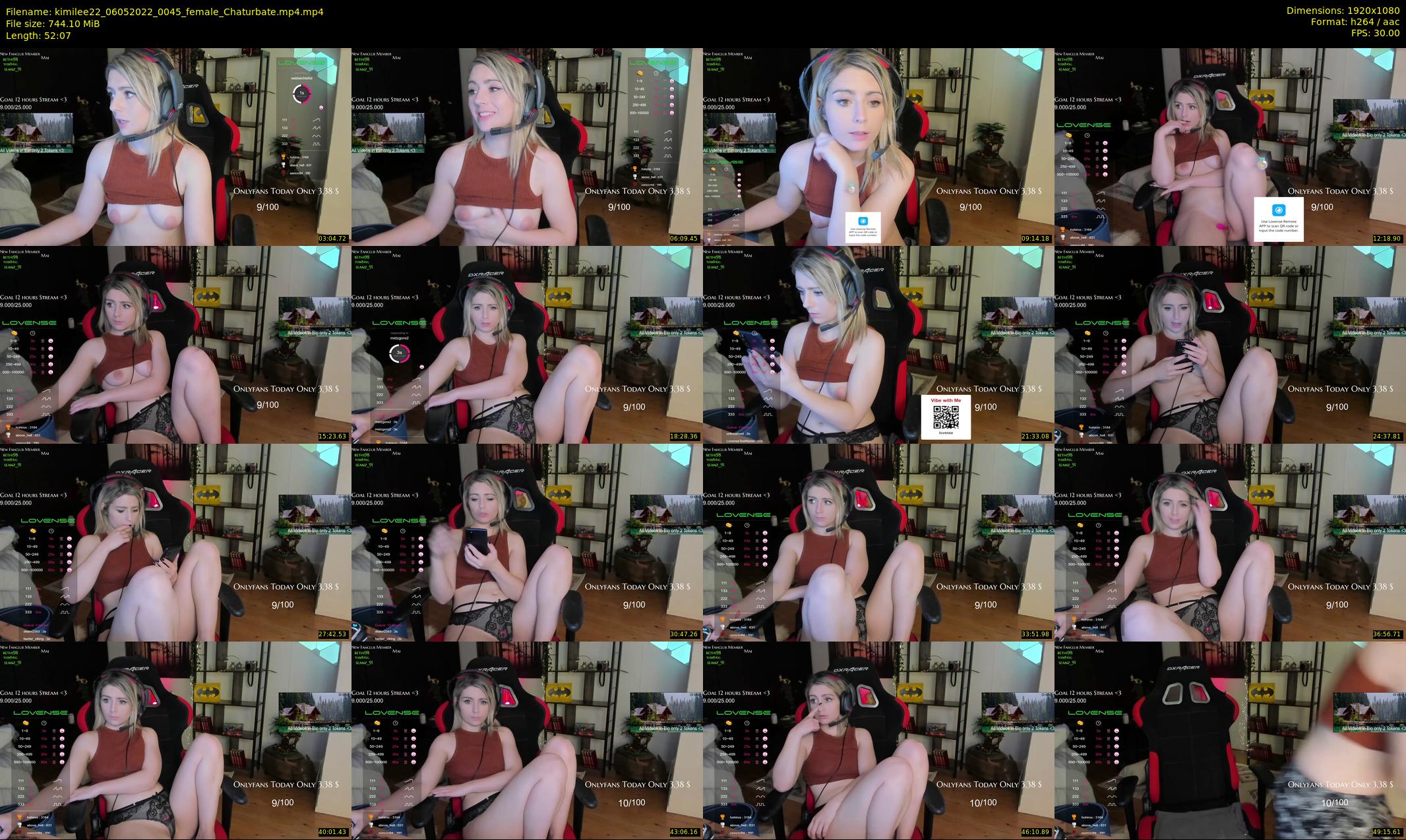 kimilee22 — 53 minute Chaturbate female cam show recording, 1080p, May 6, 2022